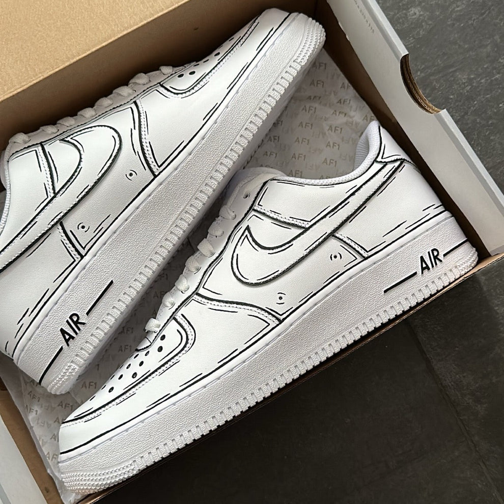 Nike Air Force 1 x Cartooned Knickgasm