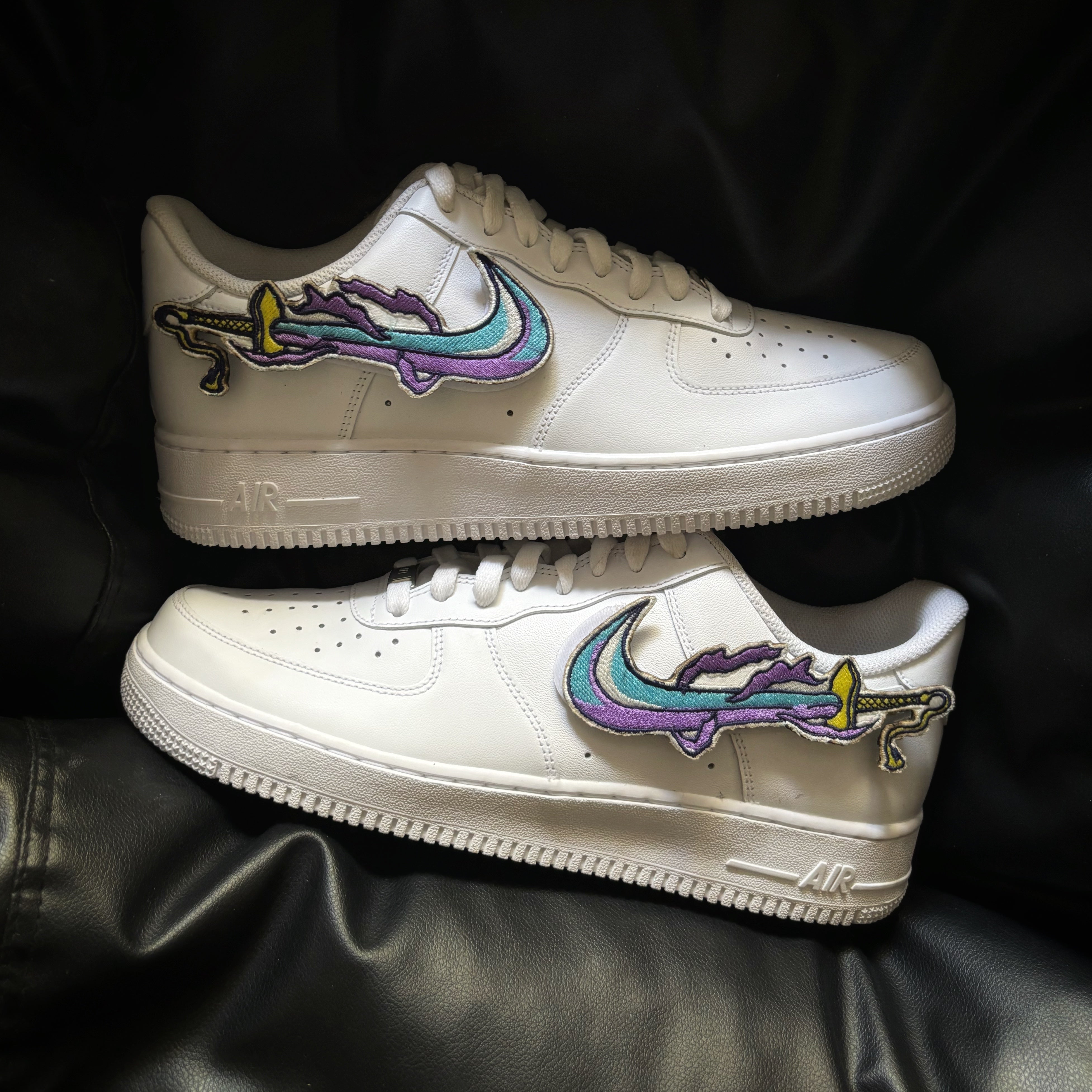 Nike Air Force 1 x Changeable Embroidered Swooshes Knickgasm