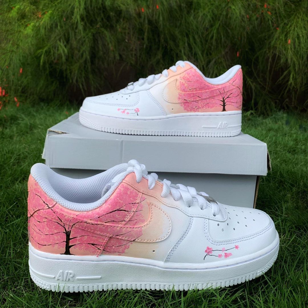 Nike Air Force 1 x Cherry Blossom Knickgasm