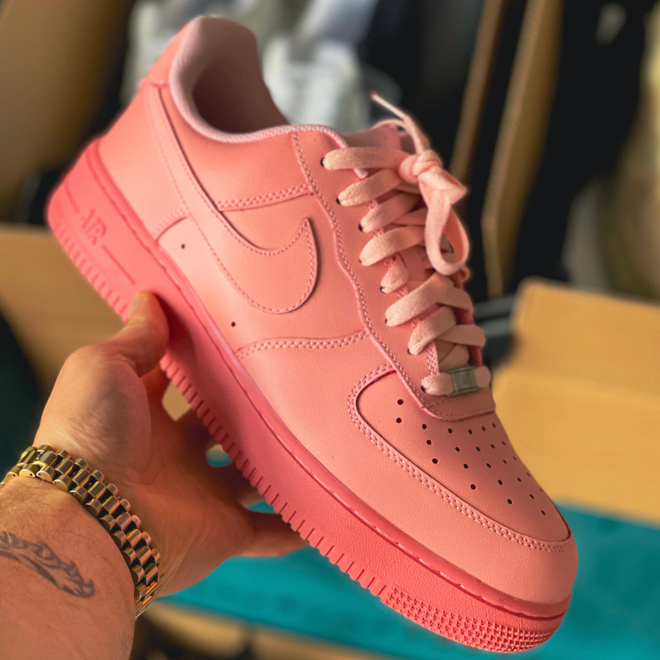 Nike Air Force 1 x Color Dip Dyed Knickgasm