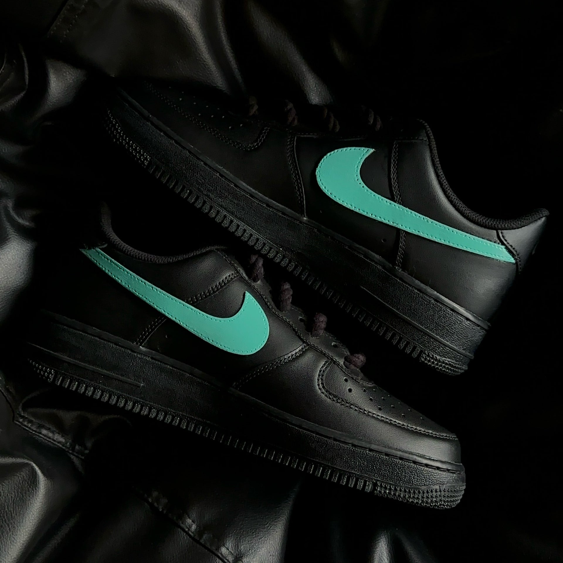 Nike Air Force x Custom Tiffany – Knickgasm - Main Image