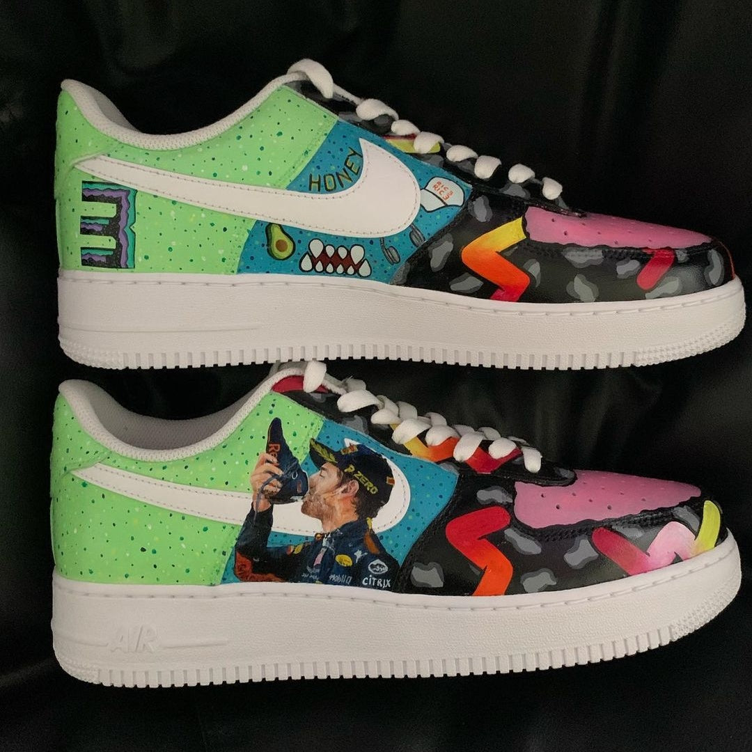 Nike Air Force 1 x Daniel Ricciardo Shoey Knickgasm