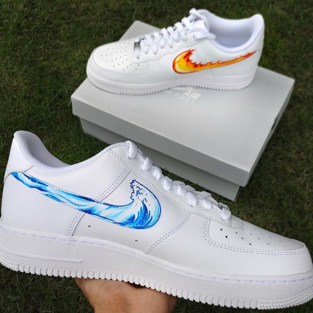 Nike Air Force 1 x Fire and Water Knickgasm