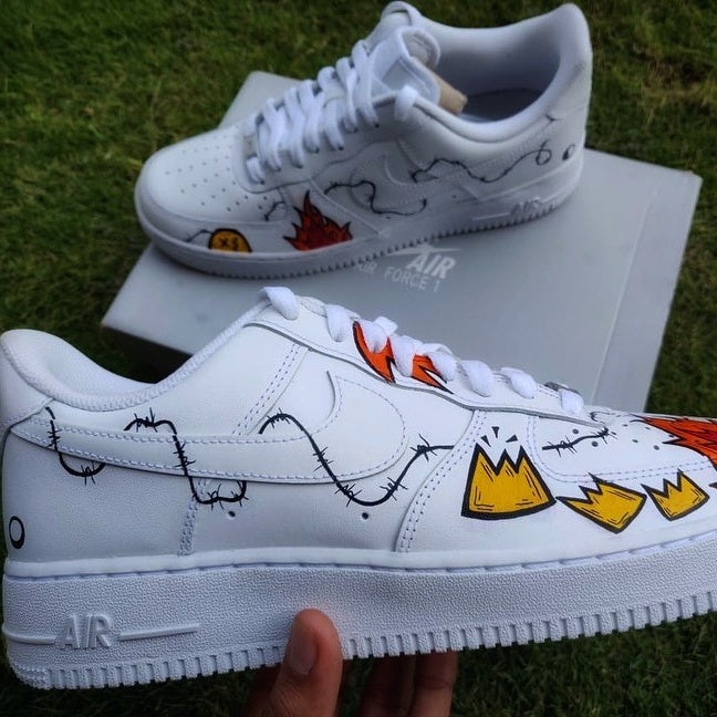 Nike Air Force 1 x Flames Knickgasm