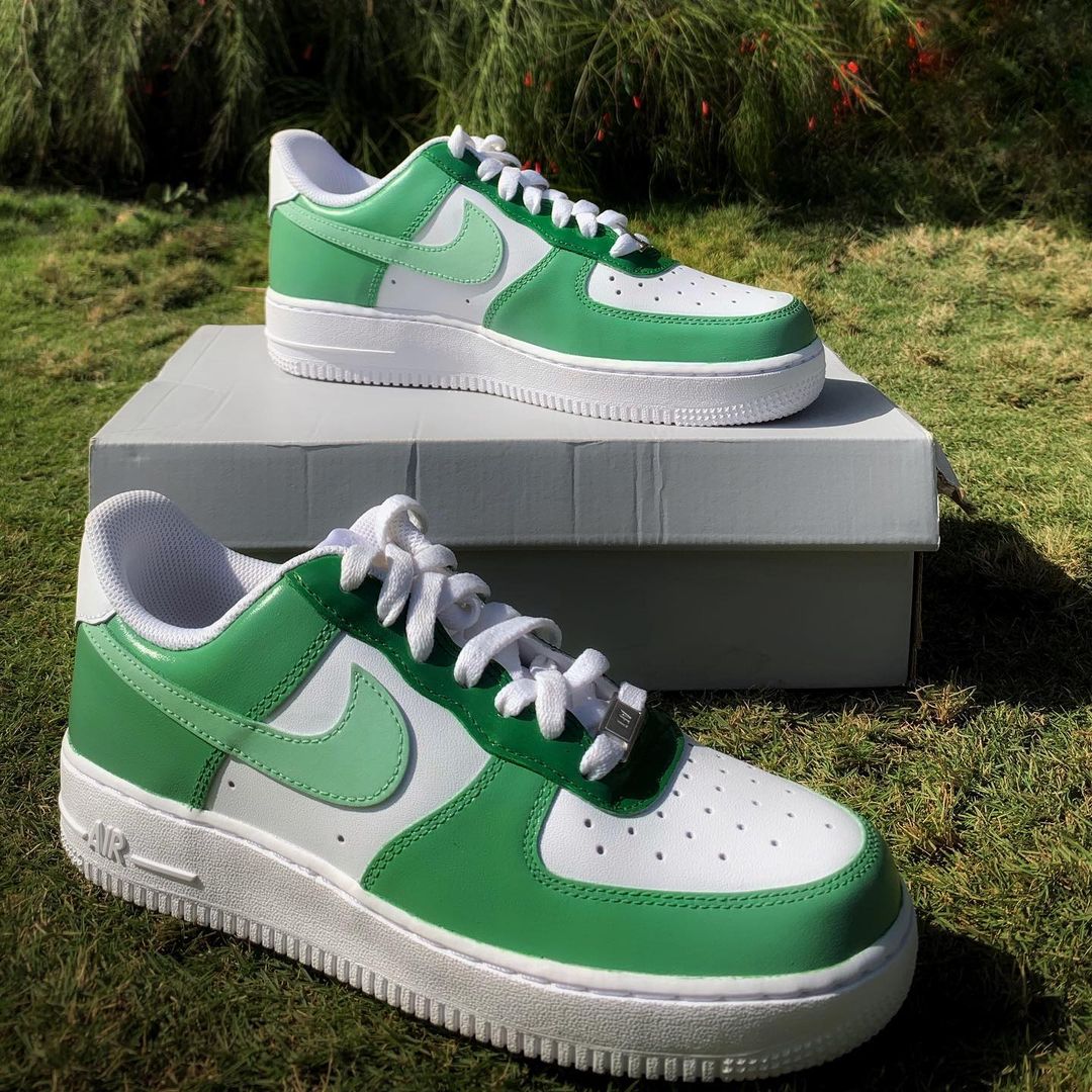 Nike Air Force 1 x Green Pastel Knickgasm