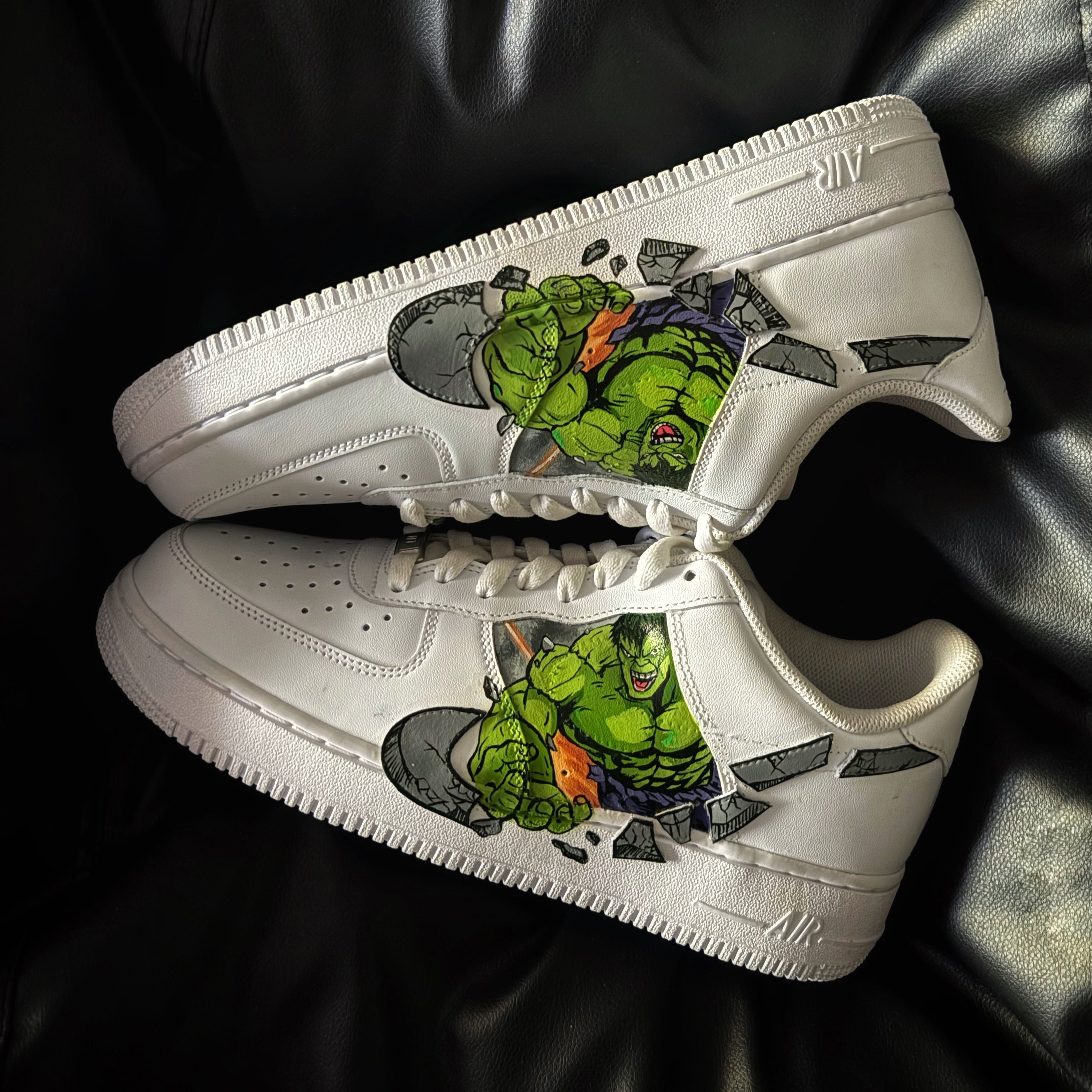 Nike Air Force 1 x Hulk Custom Knickgasm