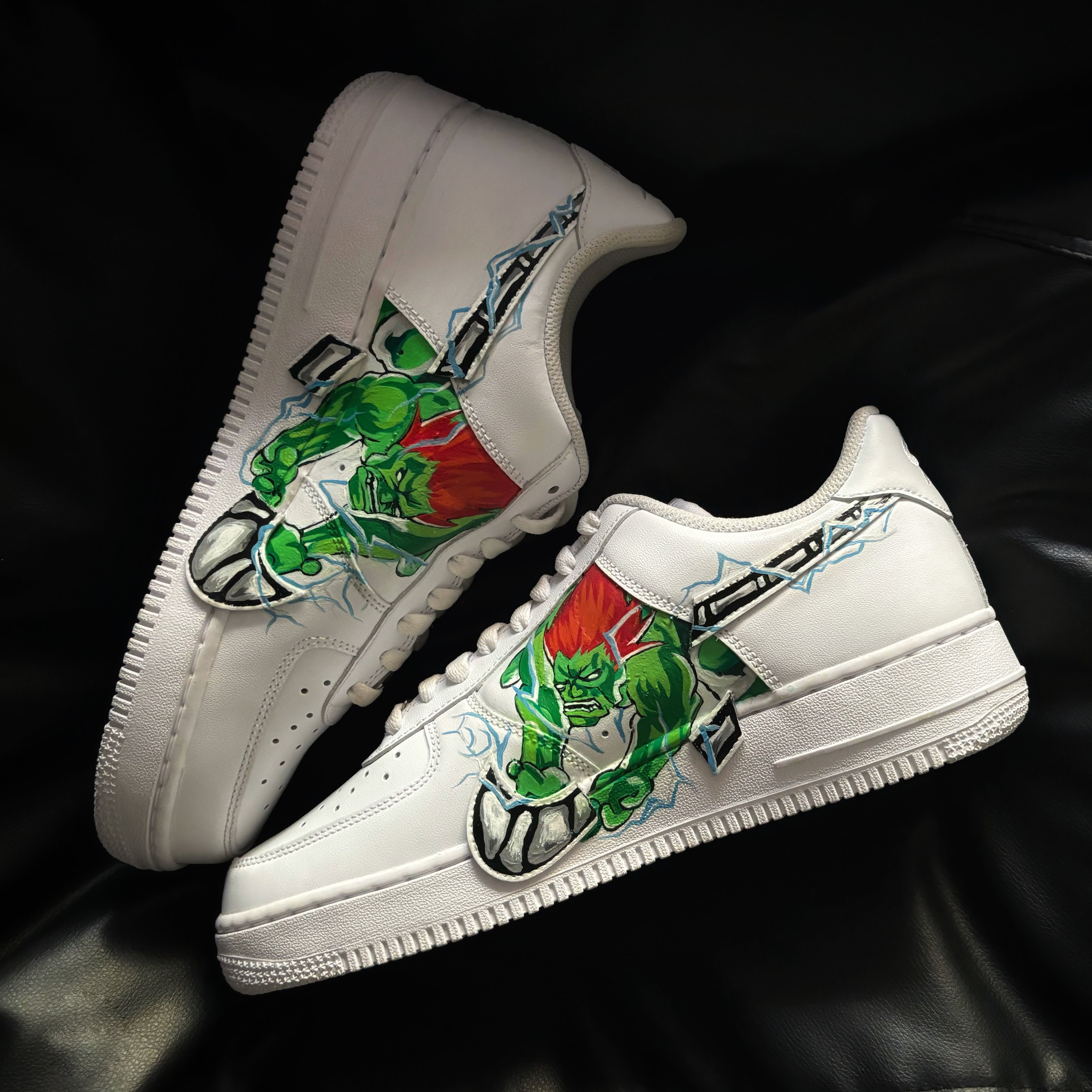 Nike Air Force 1 x Hulk Custom Knickgasm