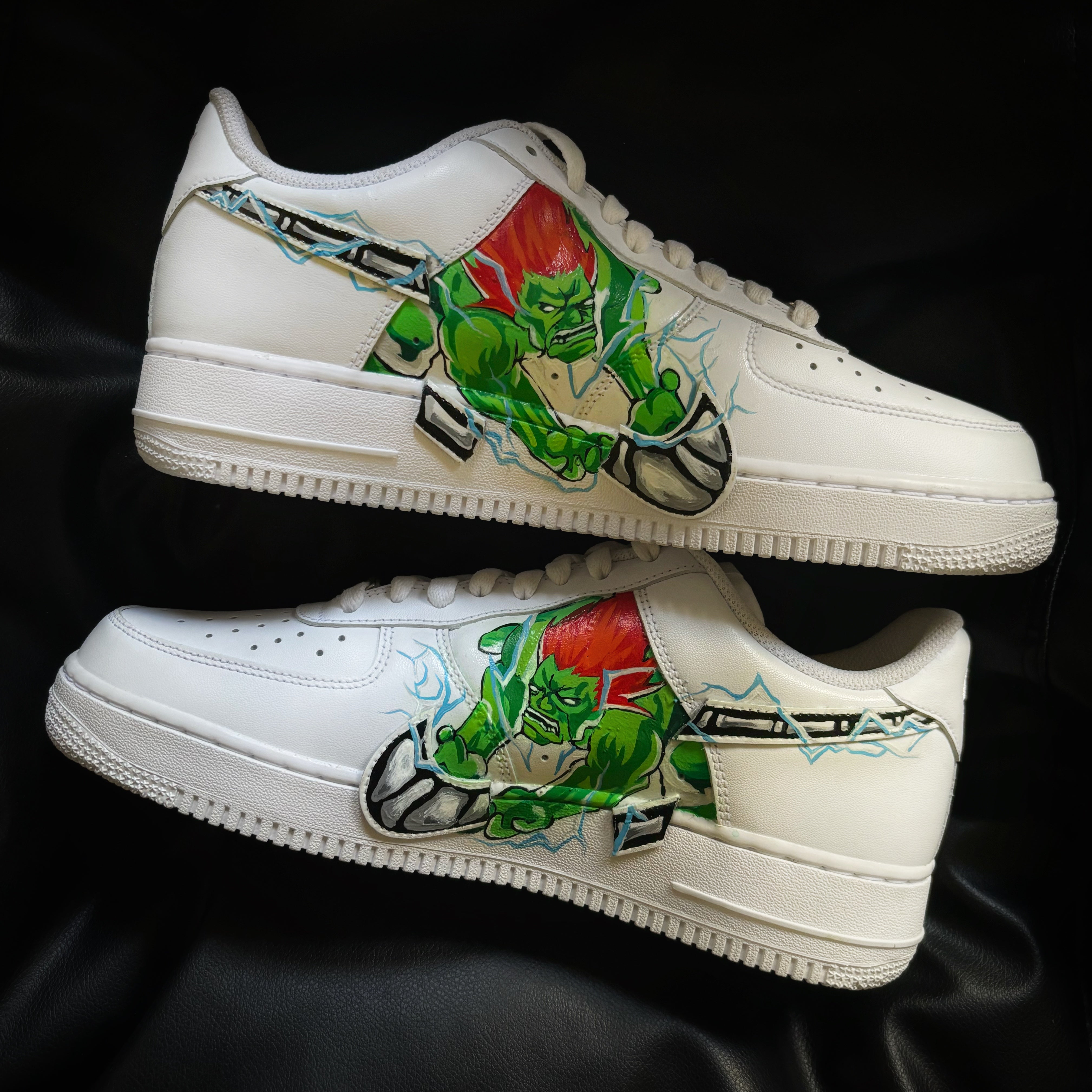 Nike Air Force 1 x Hulk Custom Knickgasm