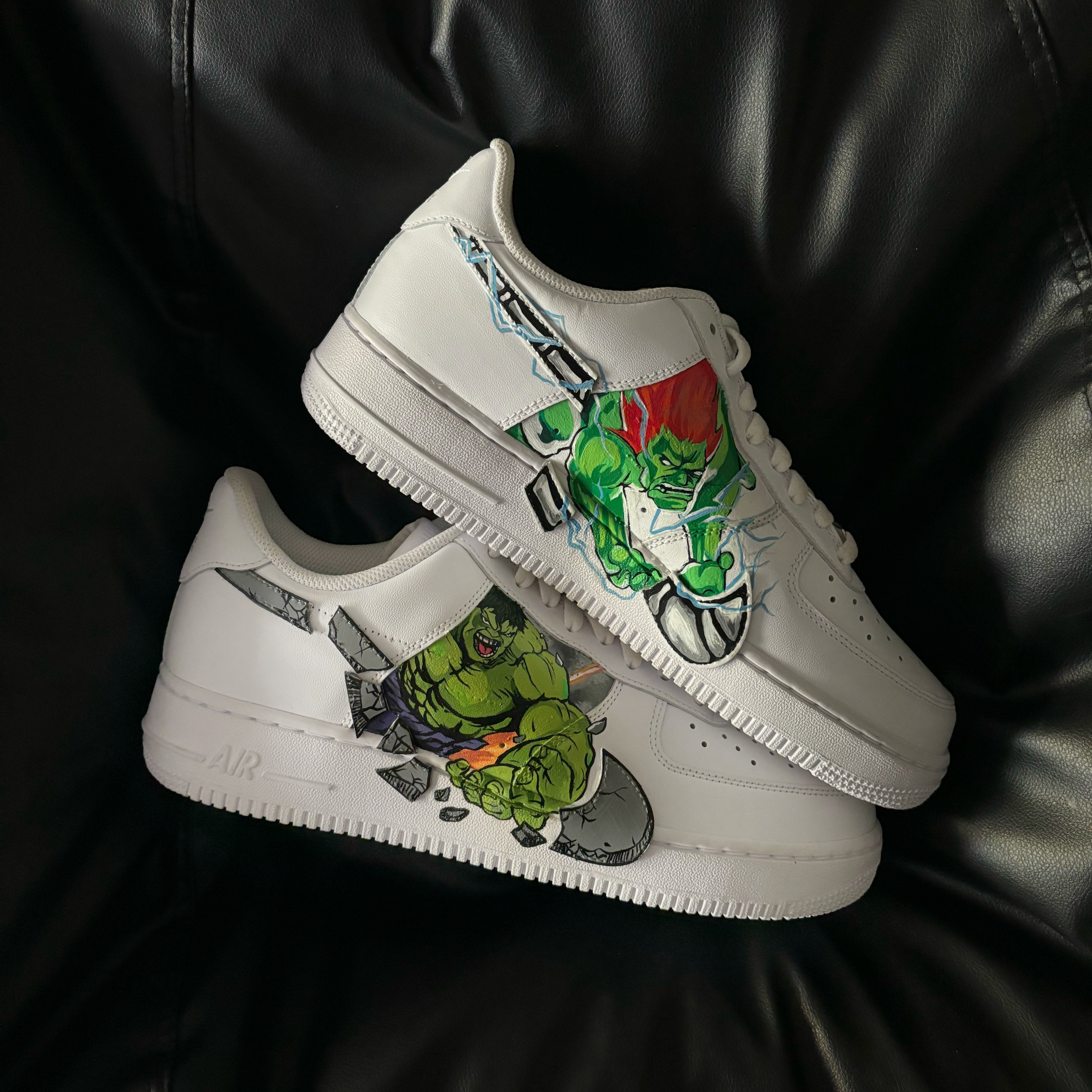 Nike Air Force 1 x Hulk Custom â Knickgasm