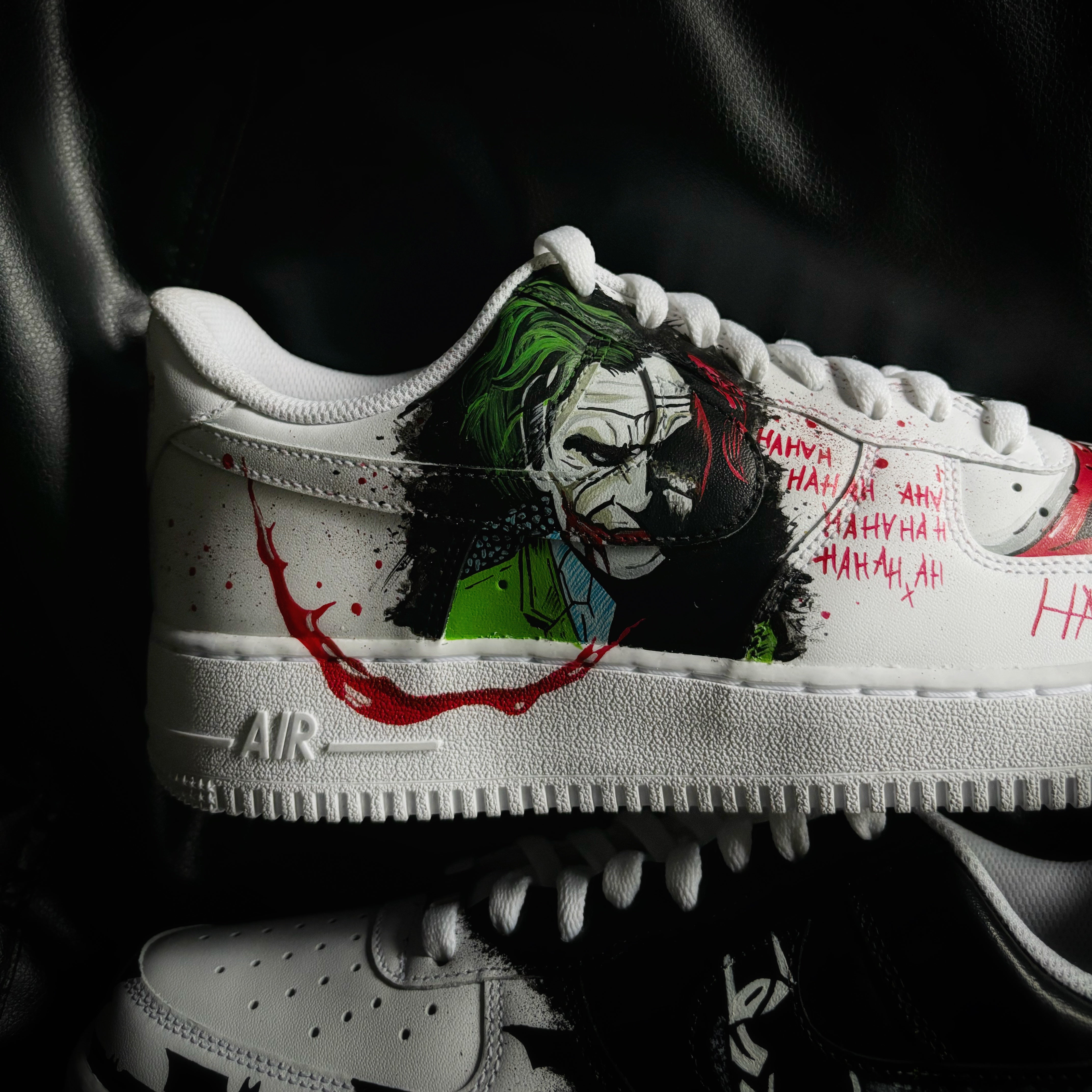 Nike Air Force 1 x Joker x Batman Knickgasm