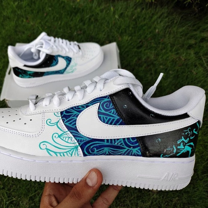 Nike Air Force 1 x Last Airbender' Water Tribe Knickgasm