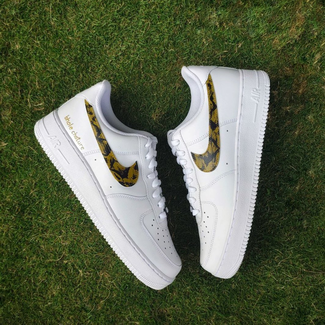 Nike Air Force 1 x Leopard swoosh Knickgasm