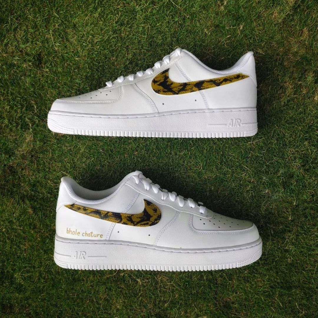 Nike Air Force 1 x Leopard swoosh Knickgasm