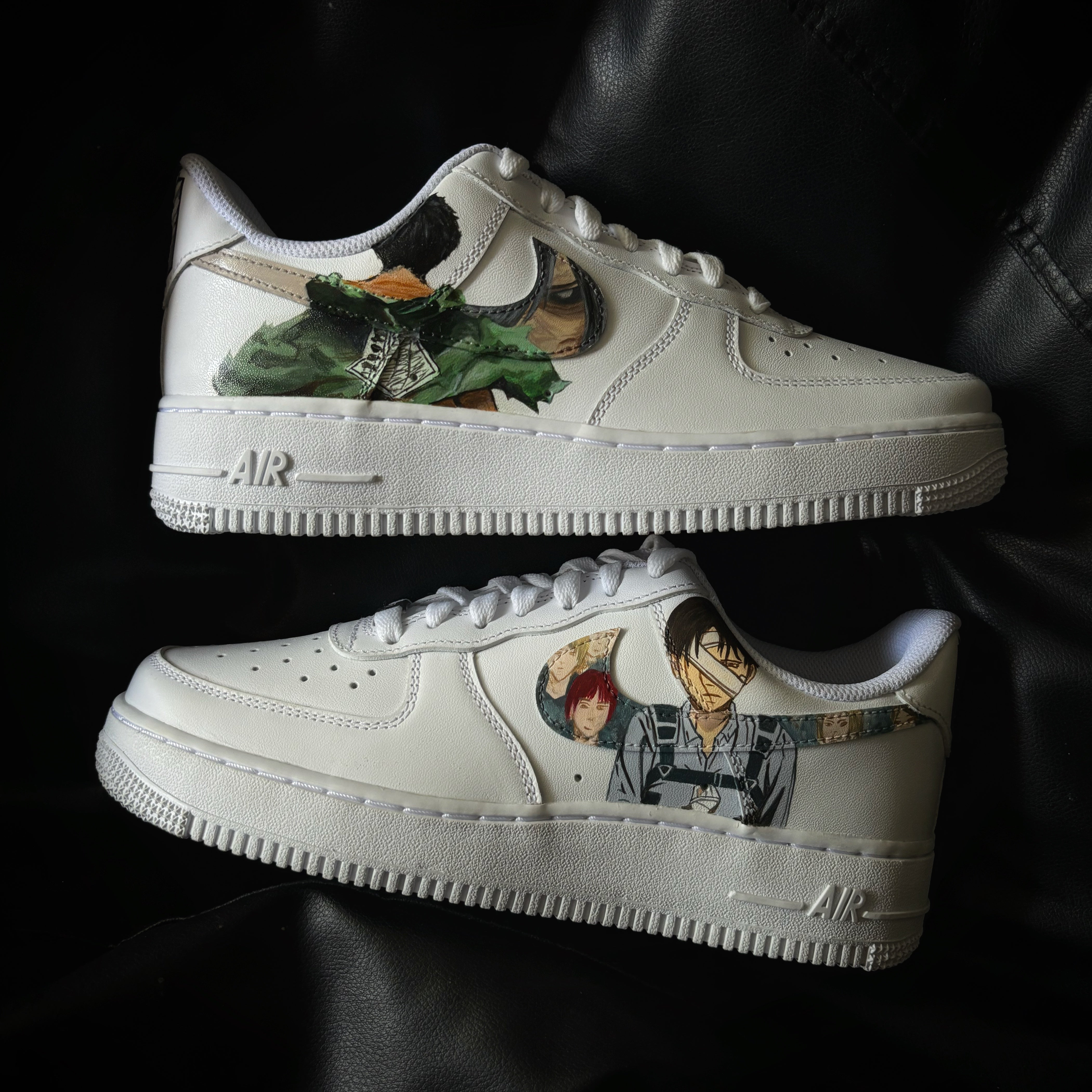 Nike Air Force 1 x Levi x Ackerman Attack On Titan Knickgasm