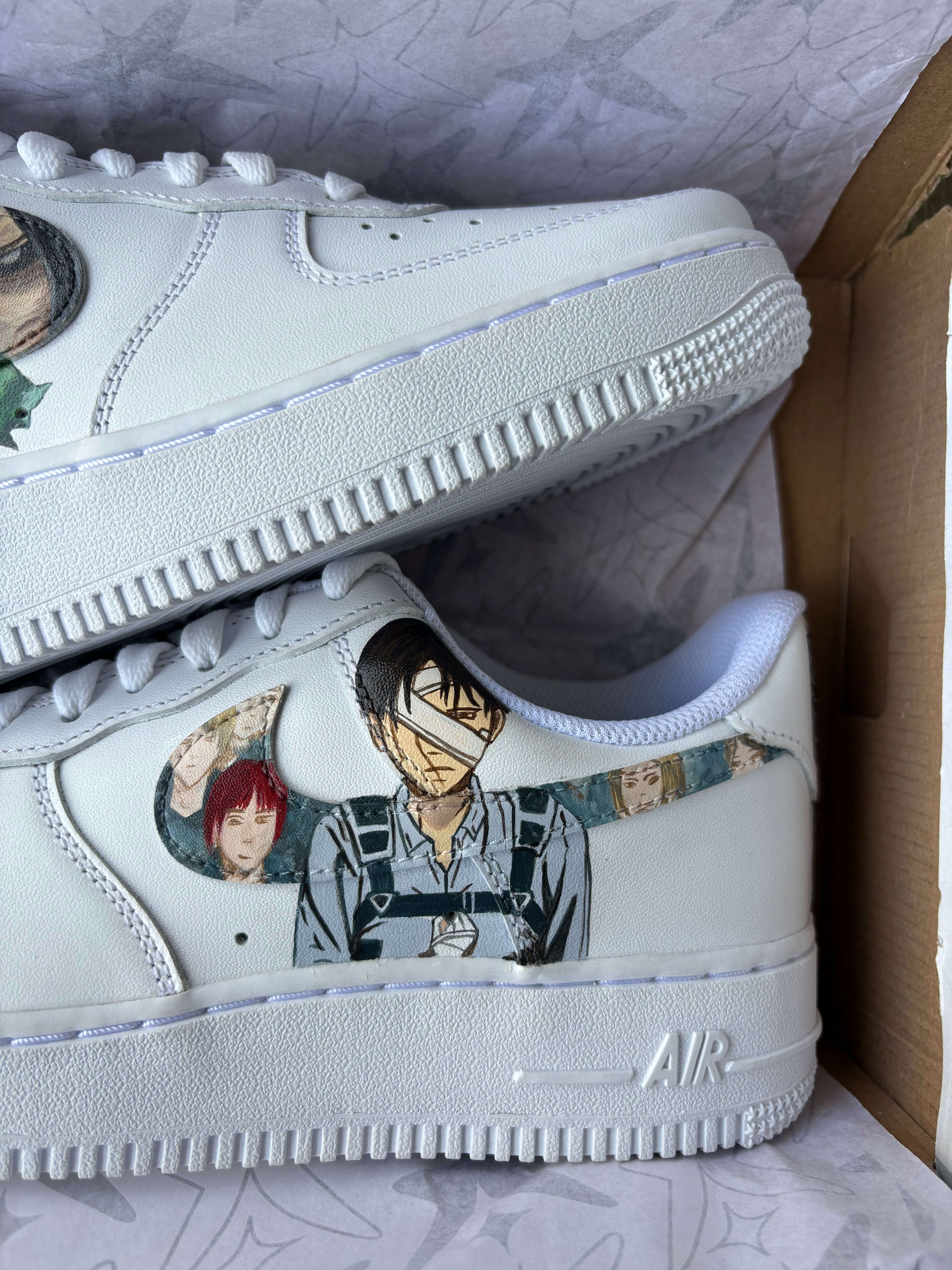 Nike Air Force 1 x Levi x Ackerman Attack On Titan Knickgasm