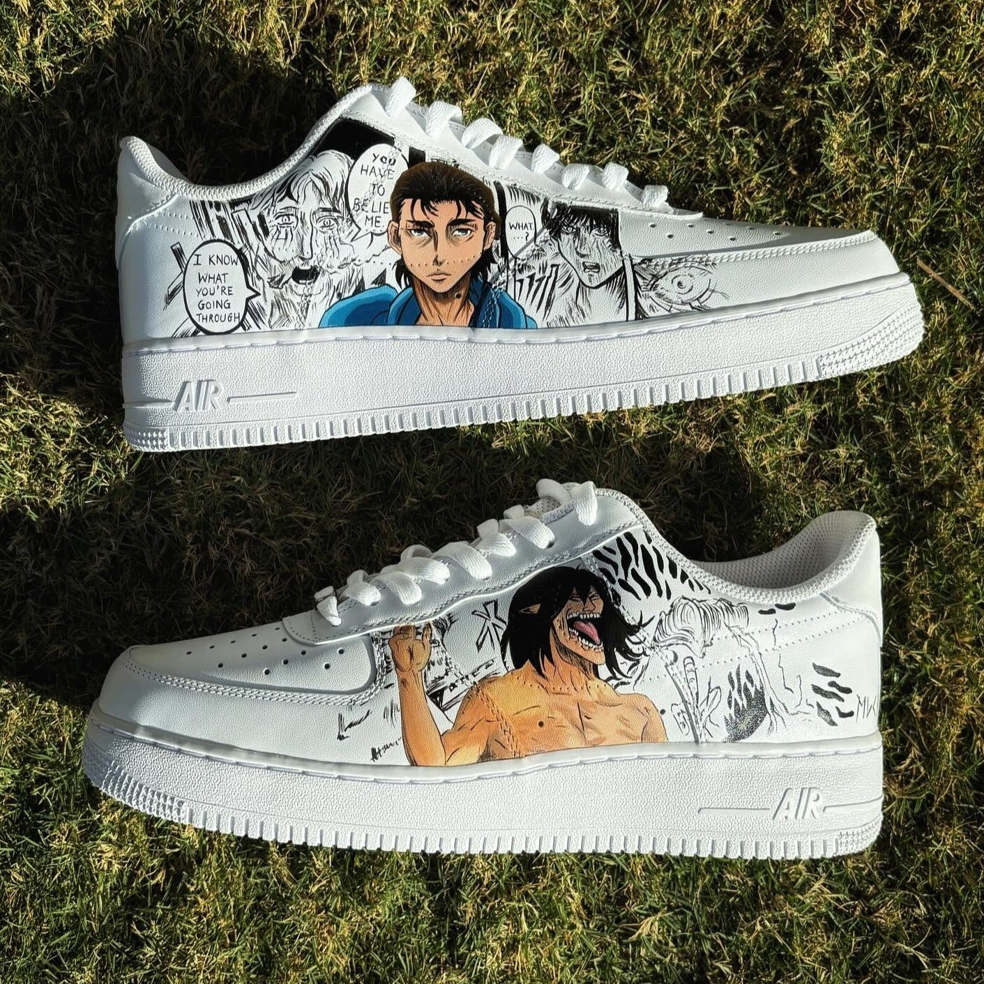 Nike Air Force 1 x Levi x Titan ( attack on titan ) Knickgasm