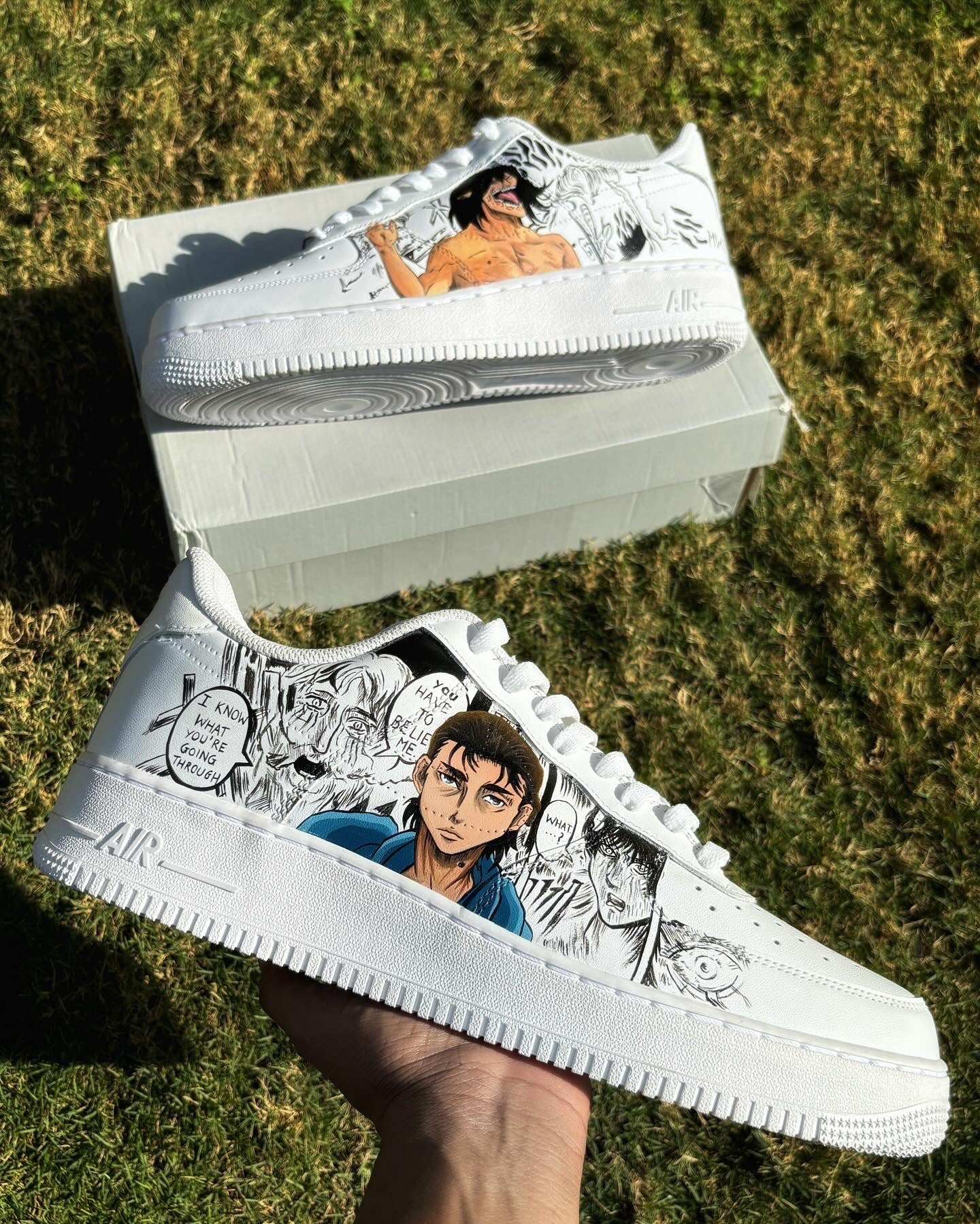 Nike Air Force 1 x Levi x Titan ( attack on titan ) Knickgasm