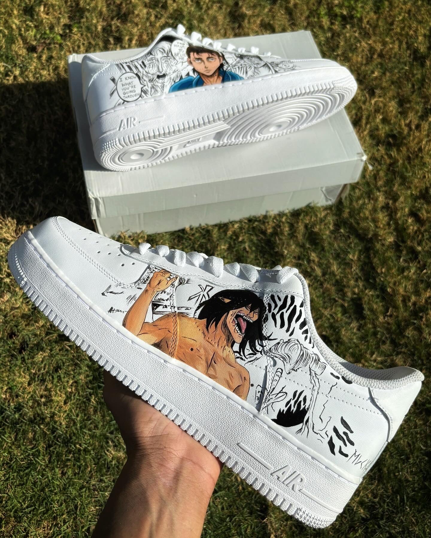 Nike Air Force 1 x Levi x Titan ( attack on titan ) Knickgasm