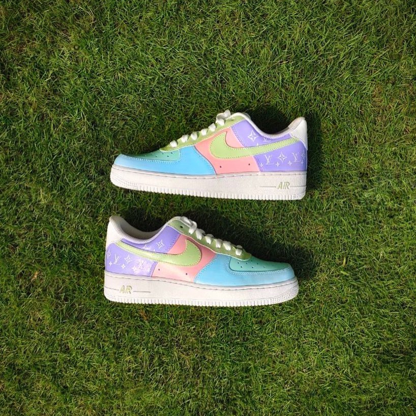 Nike Air Force 1 x Louis Vuitton Pastel Knickgasm