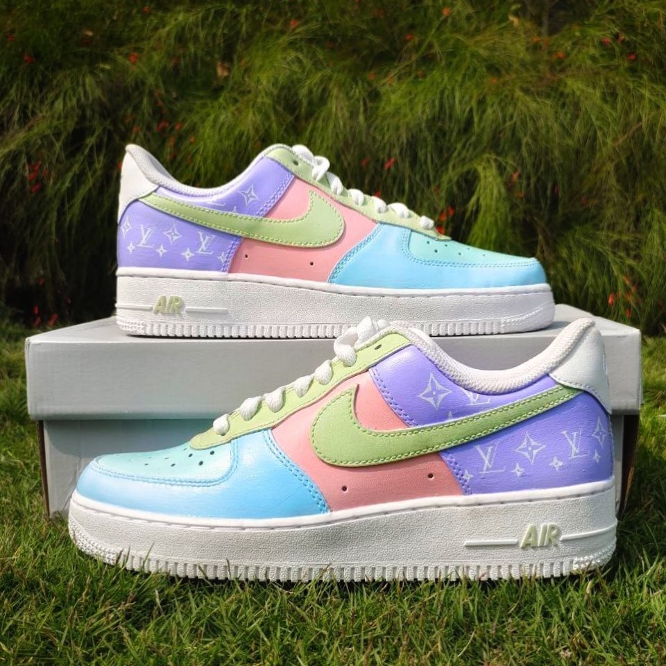 Nike Air Force 1 x Louis Vuitton Pastel Knickgasm