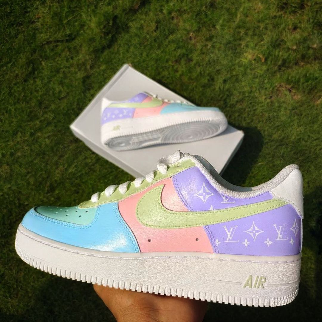 Nike Air Force x Louis Vuitton Custom - Main Image