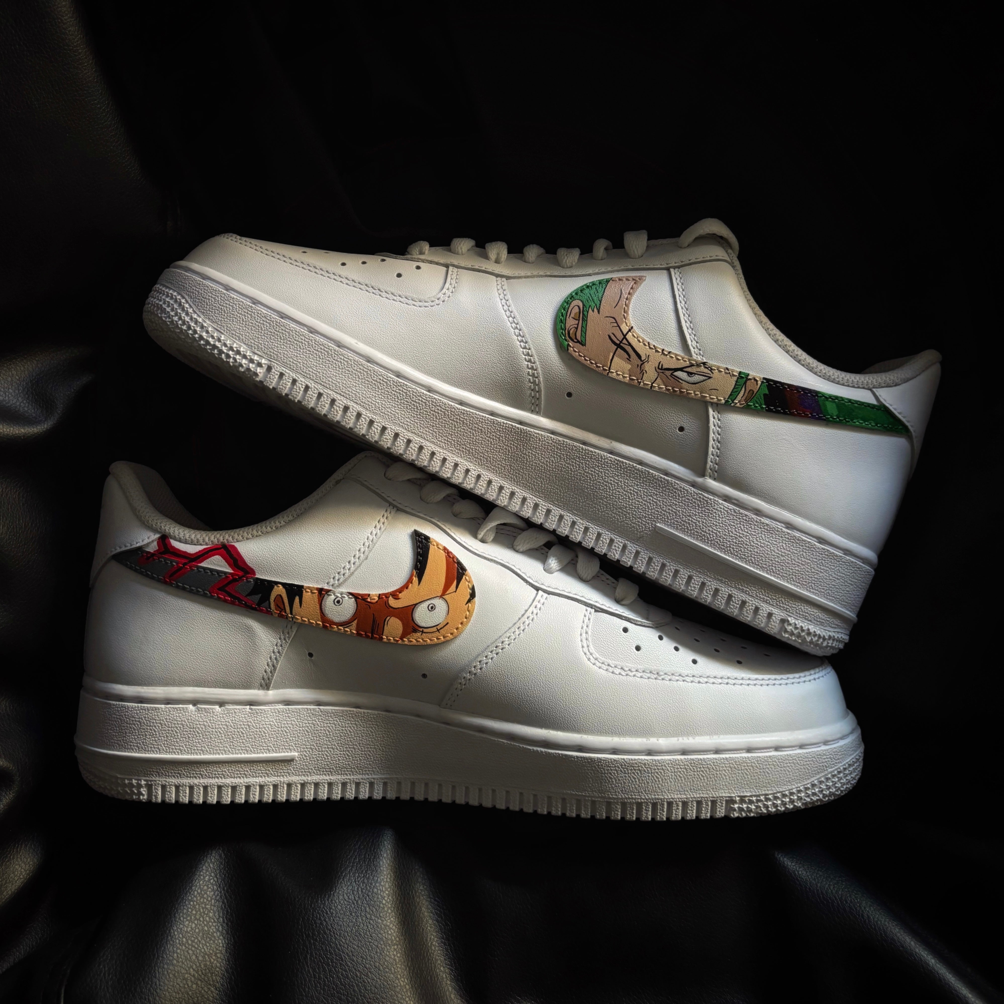 Nike Air Force 1 x Luffy And Zoro Swoosh Knickgasm