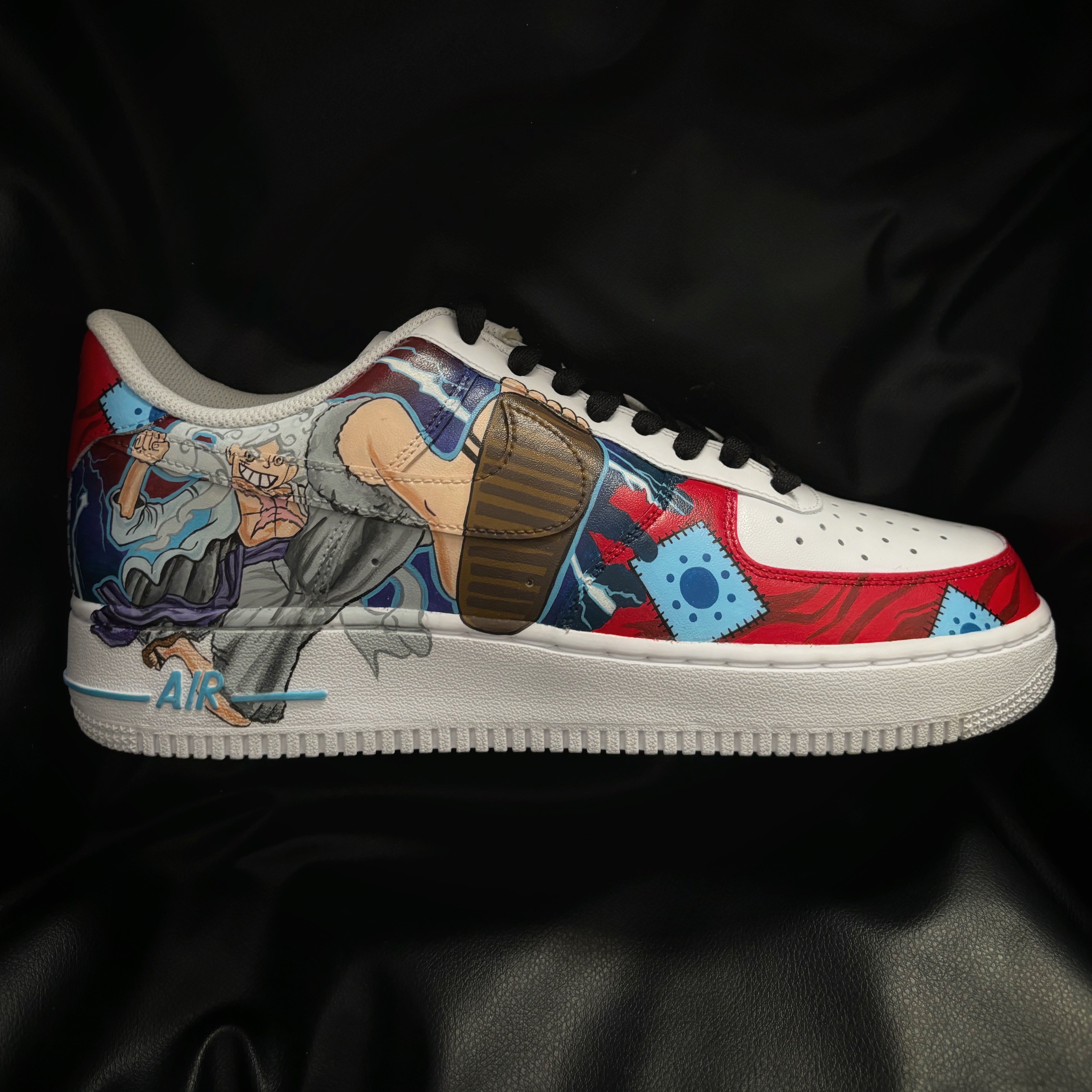 Nike Air Force 1 x Luffy Gear 5 x Kaido Knickgasm