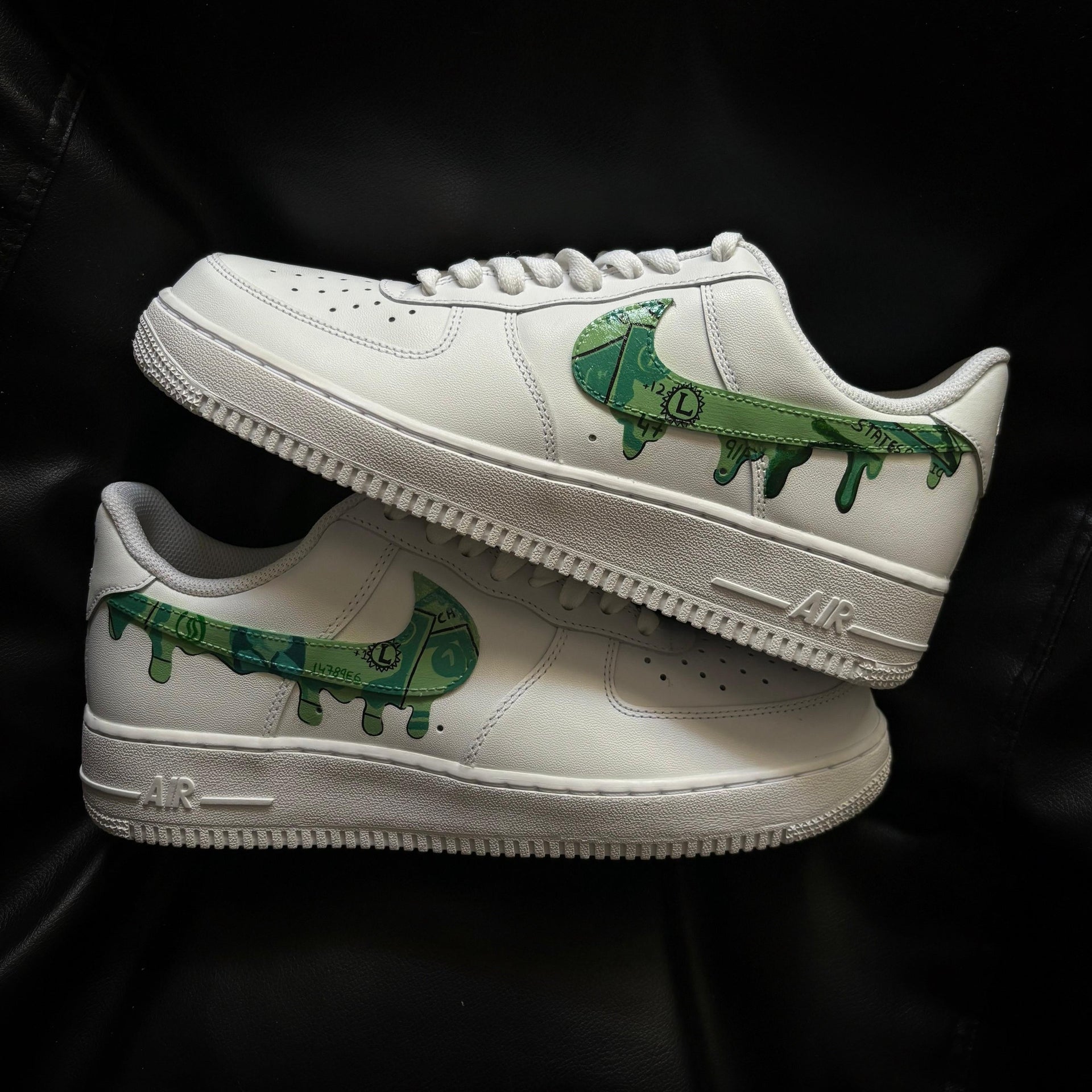 Nike Air Force x Money Themed