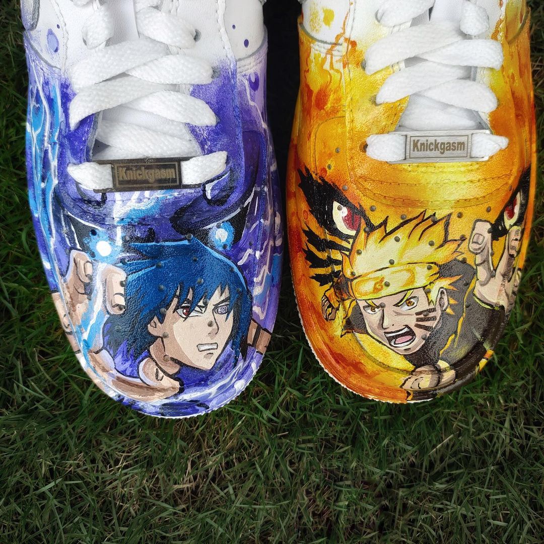 Nike Air Force 1 x Naruto and Sasuke Knickgasm