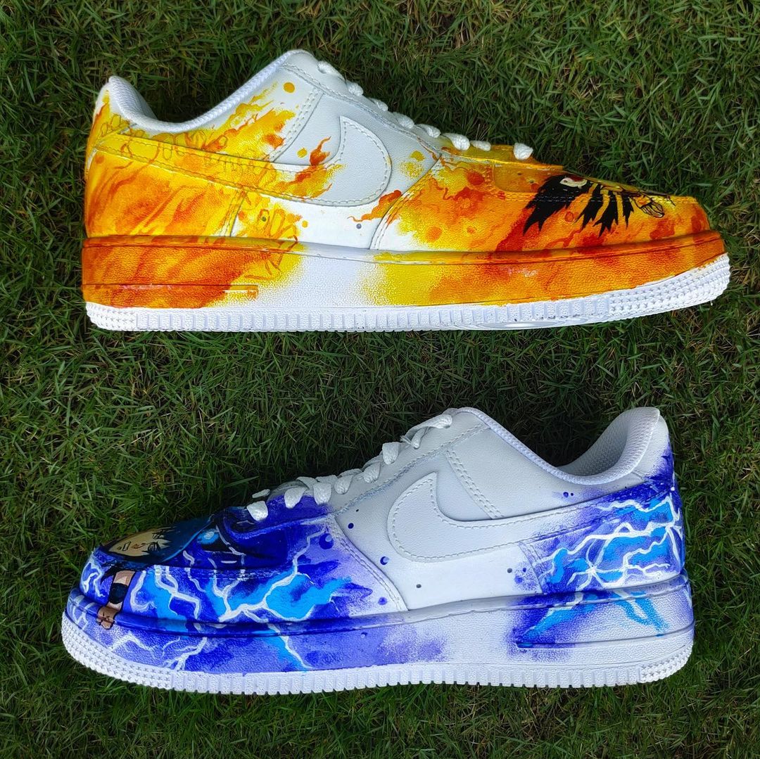 Nike Air Force 1 x Naruto and Sasuke Knickgasm