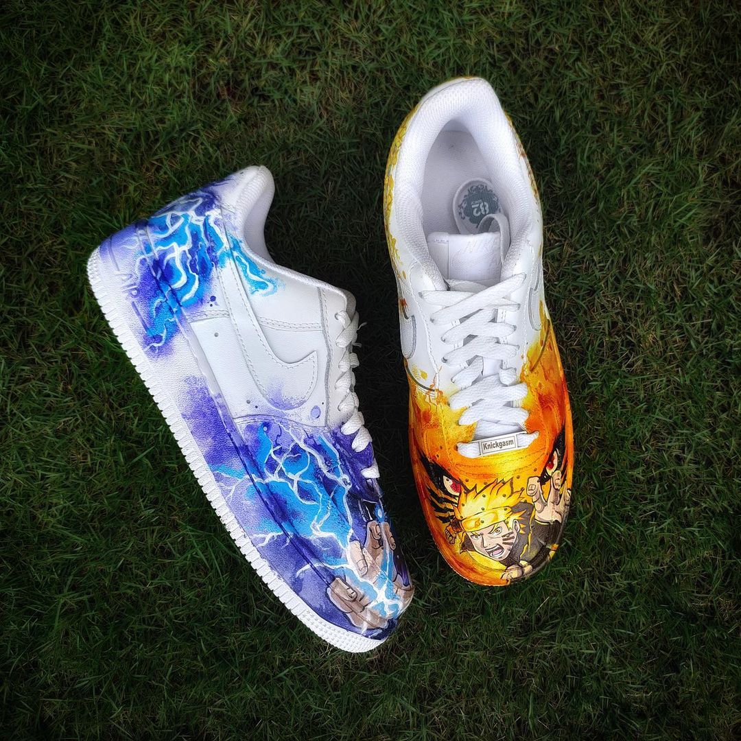 Nike Air Force 1 x Naruto and Sasuke Knickgasm