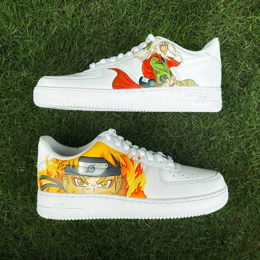 Nike Air Force 1 x Naruto x Jiraya Knickgasm