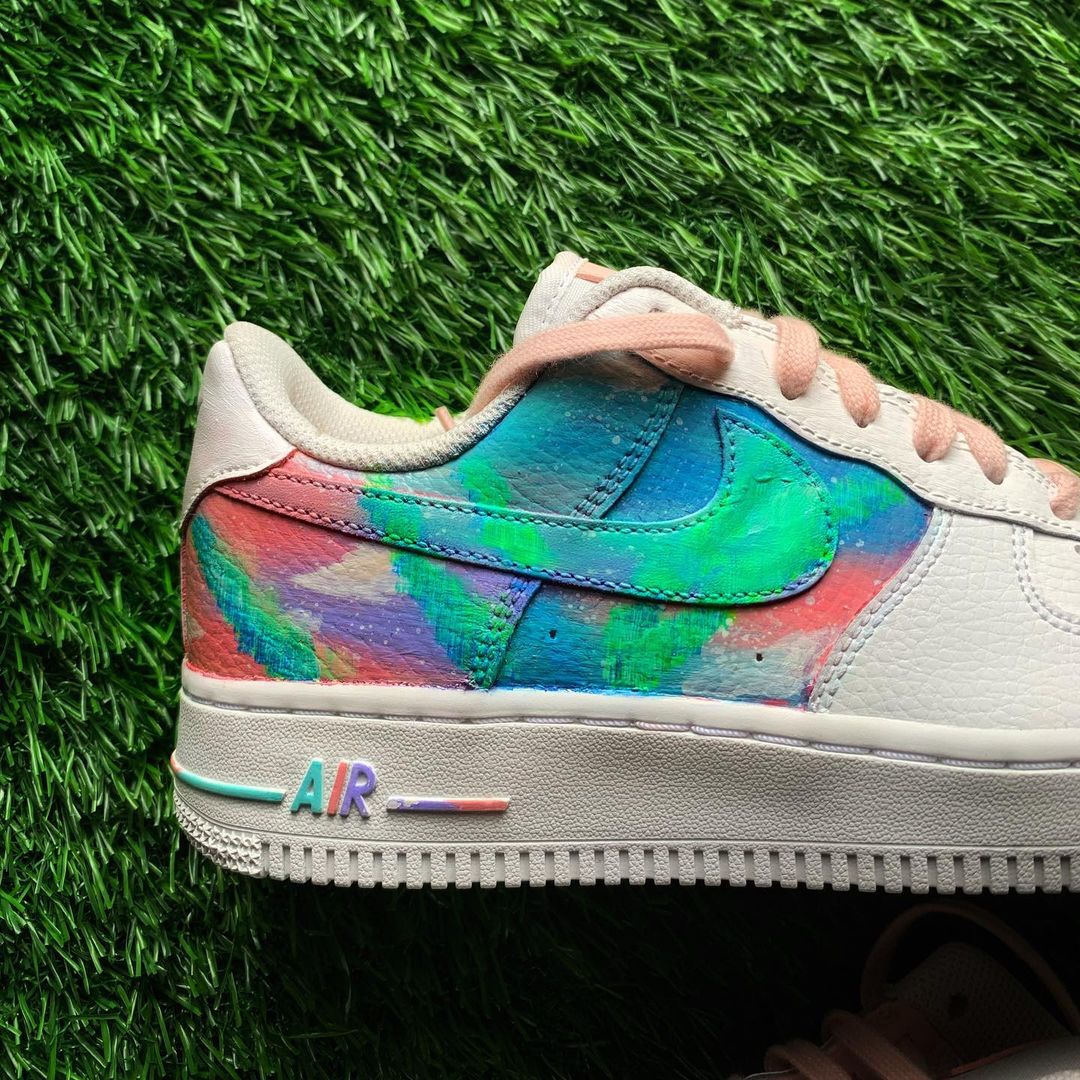 Nike Air Force 1 x Northern Lights Galaxy Knickgasm