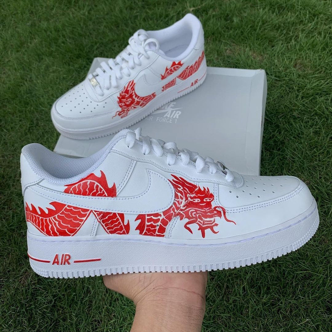 Nike Air Force 1 x Red Dragon Knickgasm