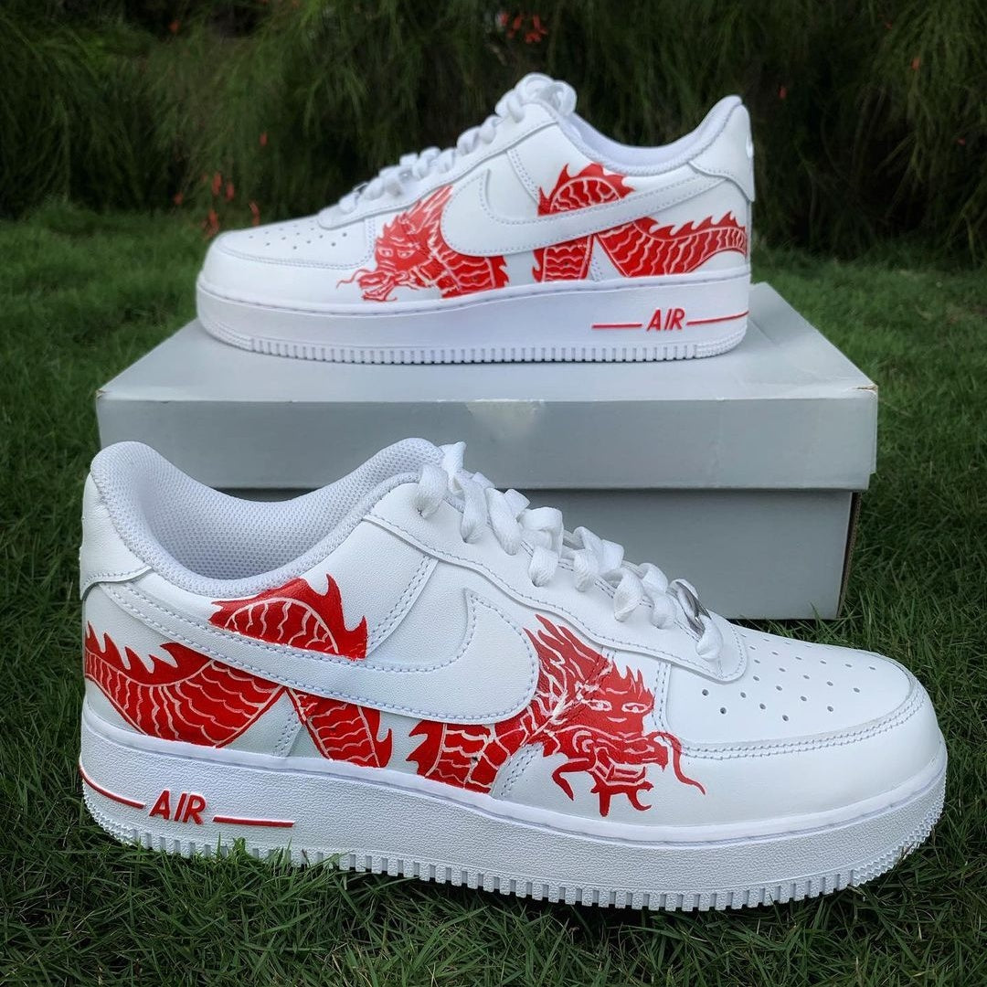 Nike Air Force 1 x Red Dragon Knickgasm