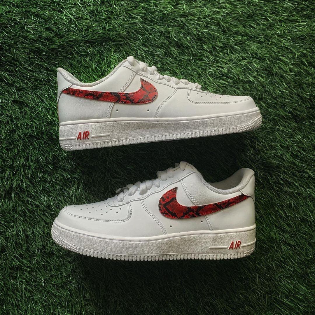 Nike Air Force 1 x Red Hydro swoosh Knickgasm