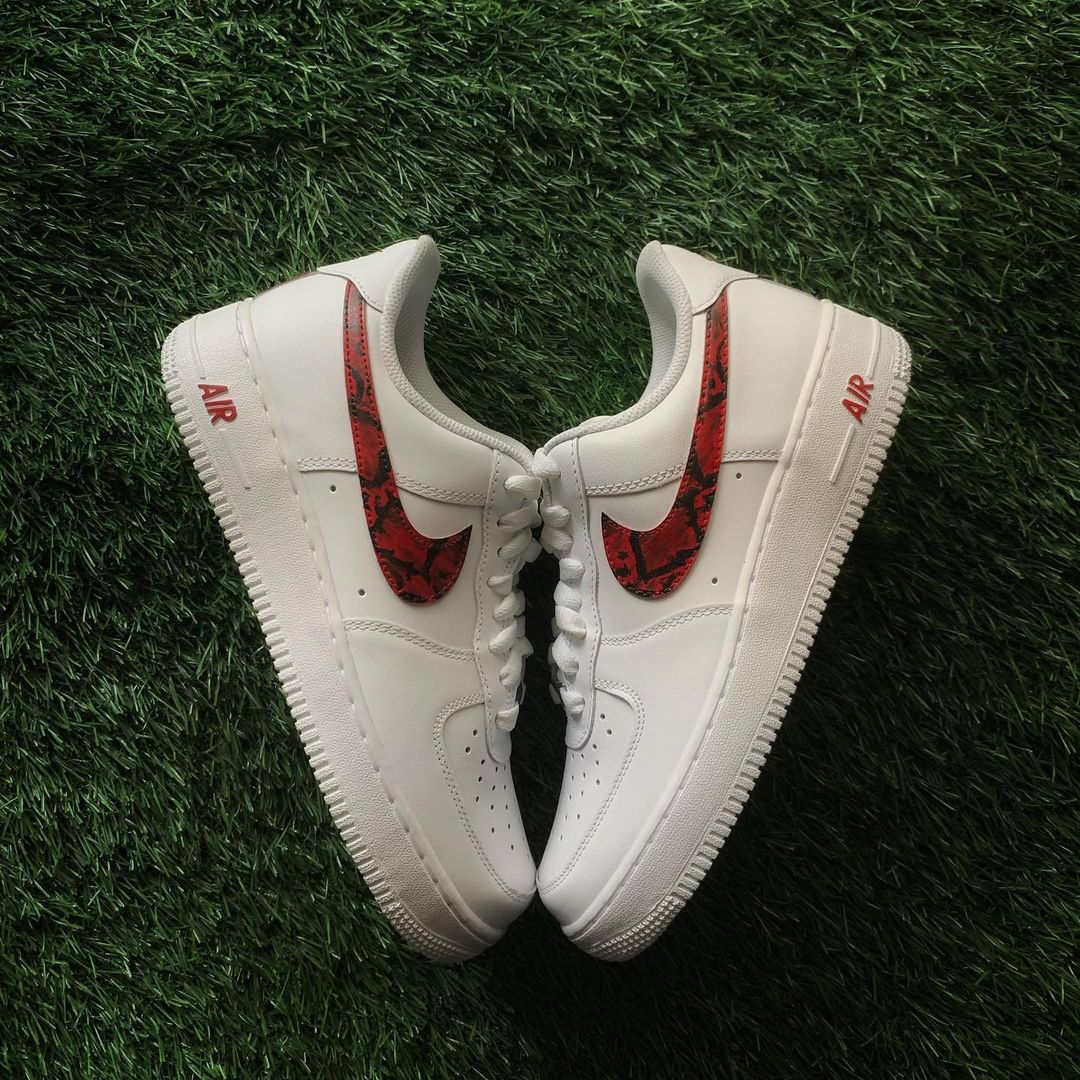 Nike Air Force 1 x Red Hydro swoosh Knickgasm