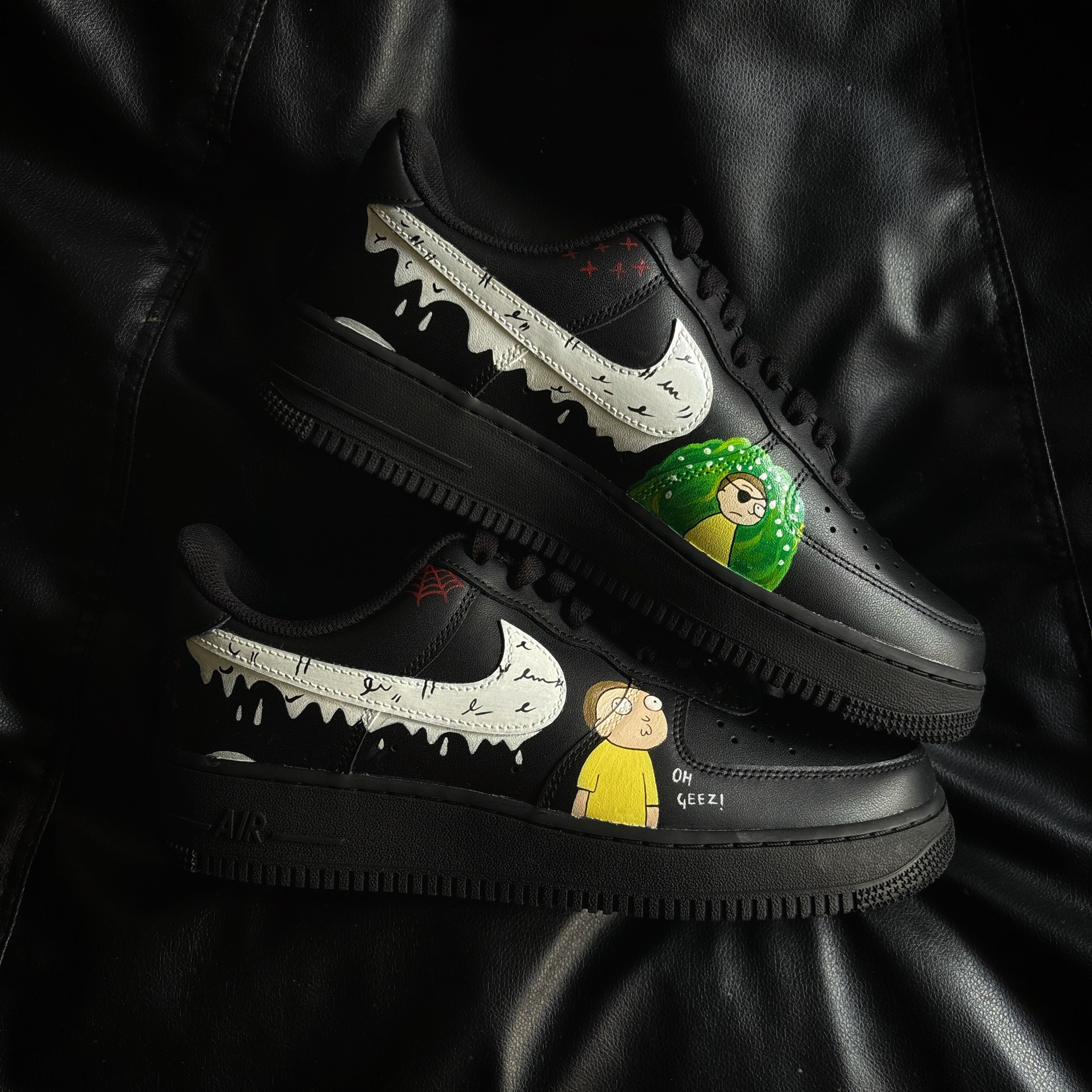 Nike Air Force 1 x Rick and Morty Knickgasm