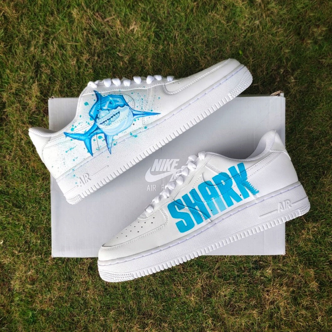 Nike Air Force 1 x Shark Knickgasm