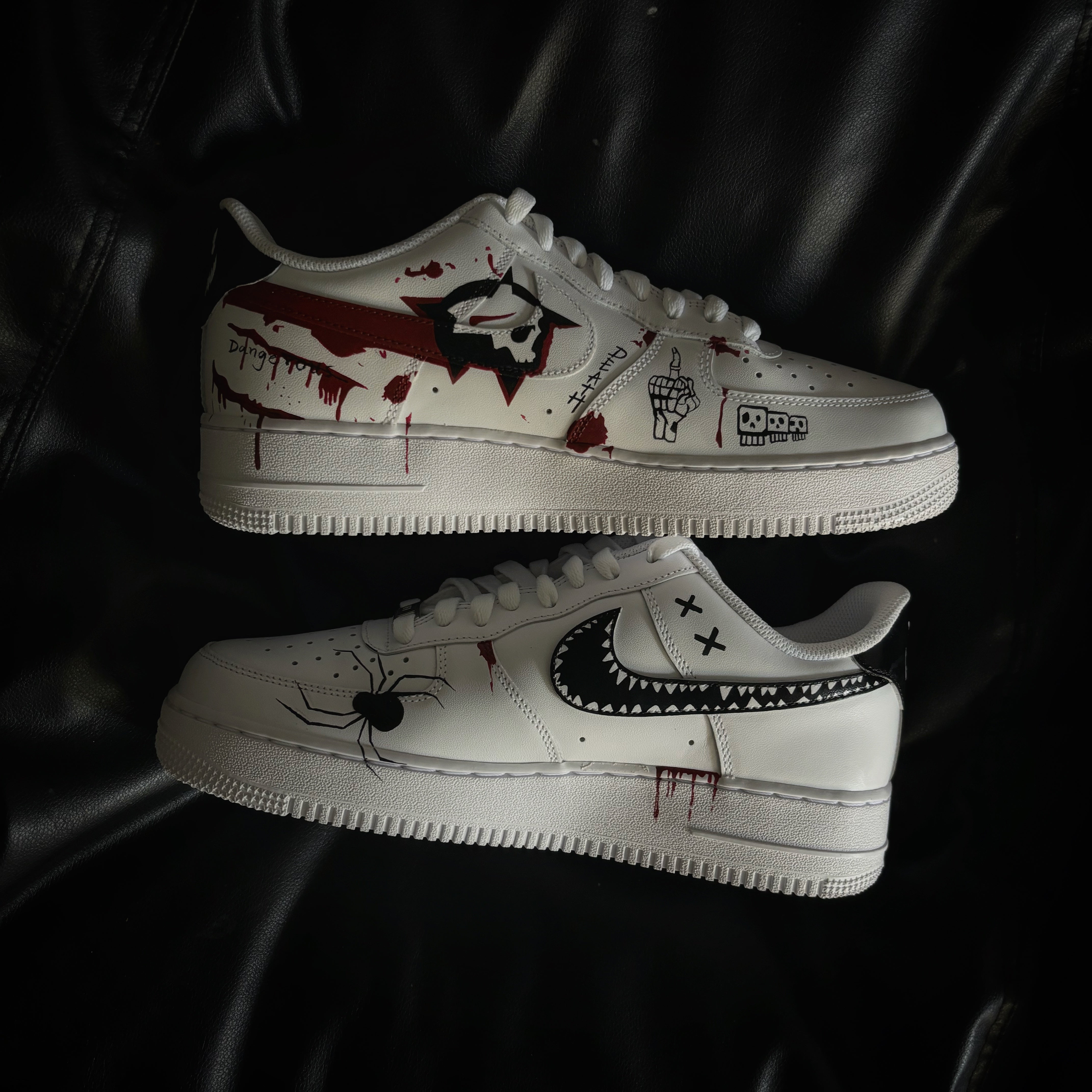 Nike Air Force 1 x Skull N’ Roses Halloween 🎃 Knickgasm