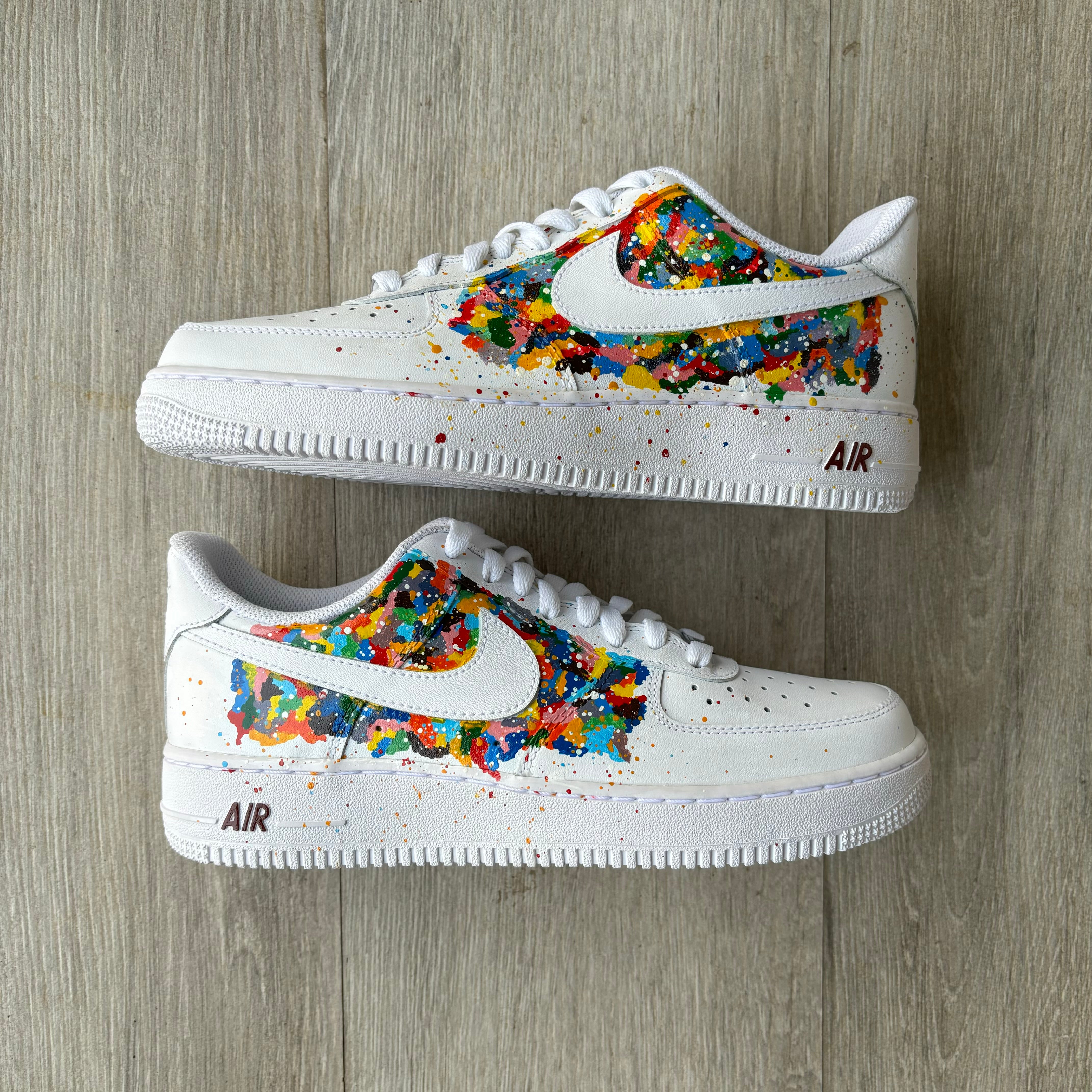 Custom Air Forces Nike Custom Air Force 'Chill Cartoon Drippy