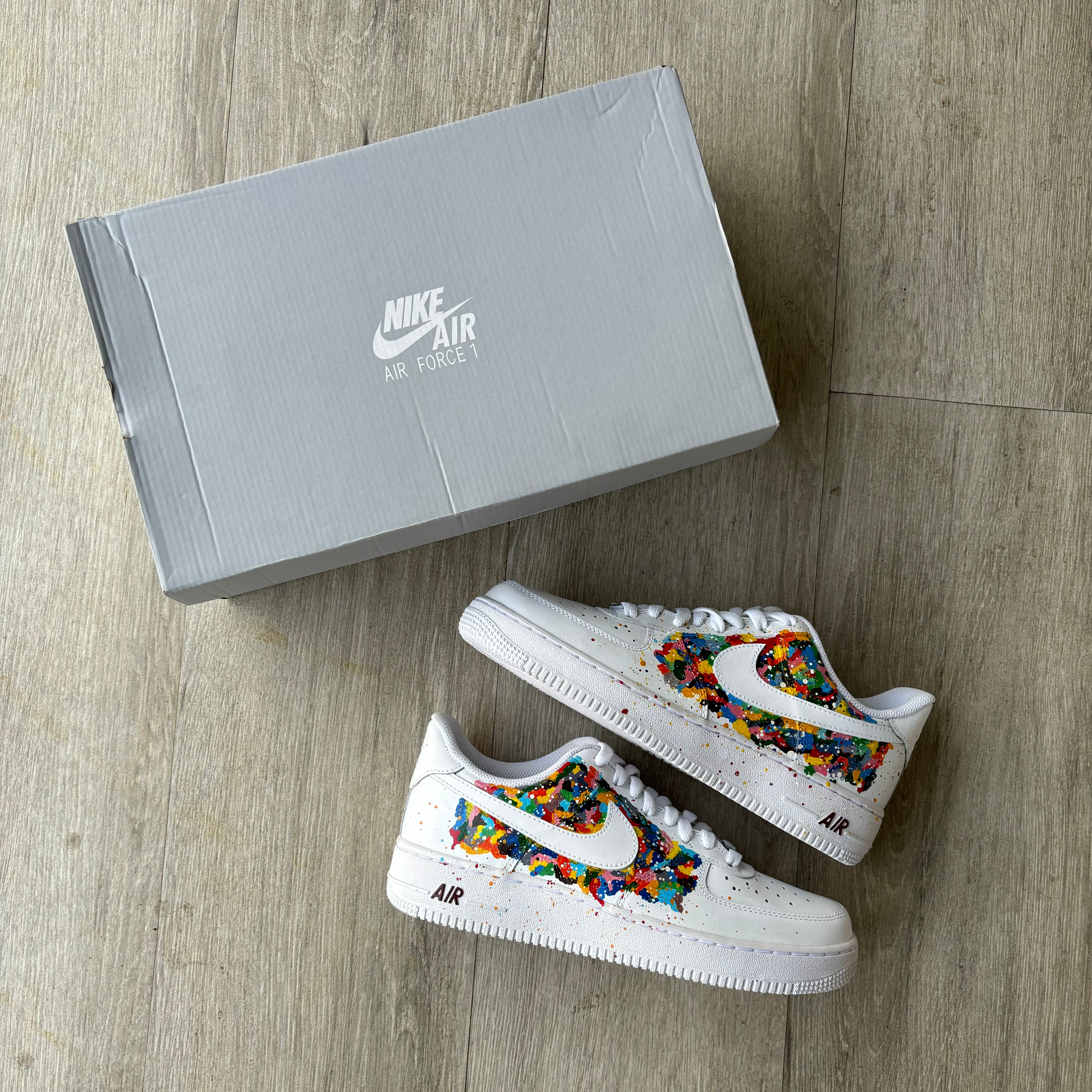 Nike Air Force 1 x Splatter Knickgasm