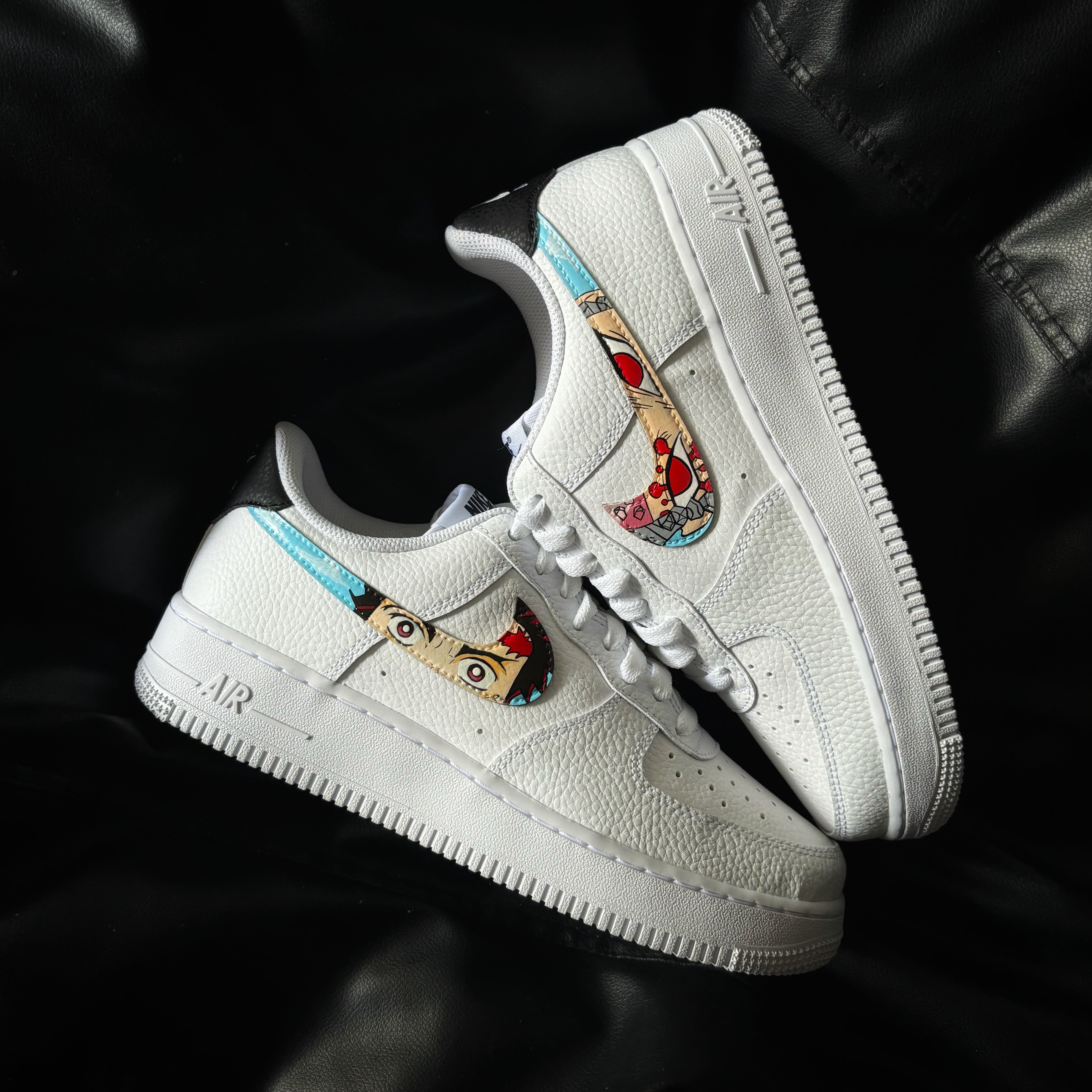 Nike Air Force 1 x Tanjiro Kamado x Uzui Tengen Knickgasm