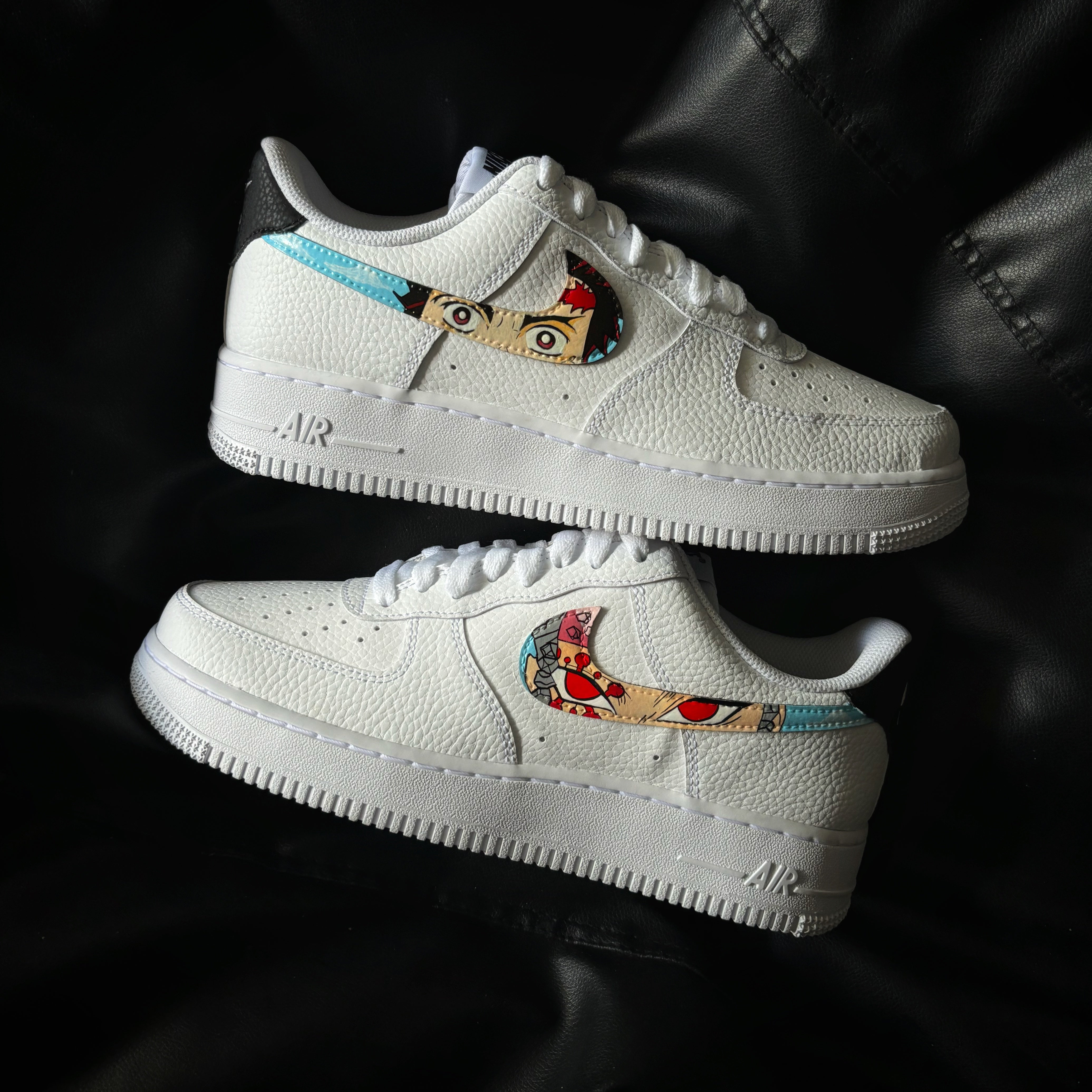 Nike Air Force 1 x Tanjiro Kamado x Uzui Tengen Knickgasm