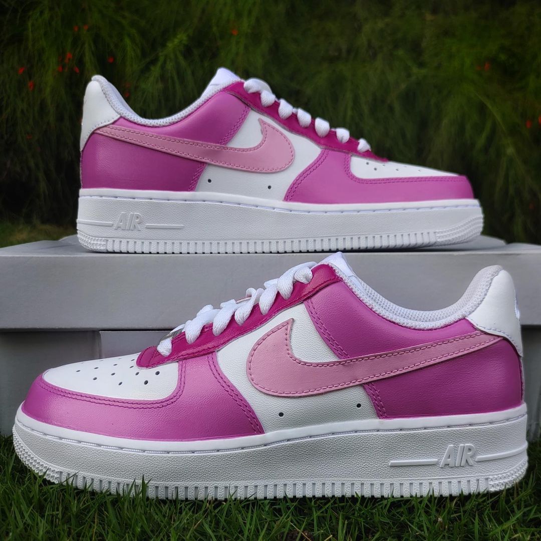 Nike Air Force 1 x Valentine’s Pink Pastels Knickgasm