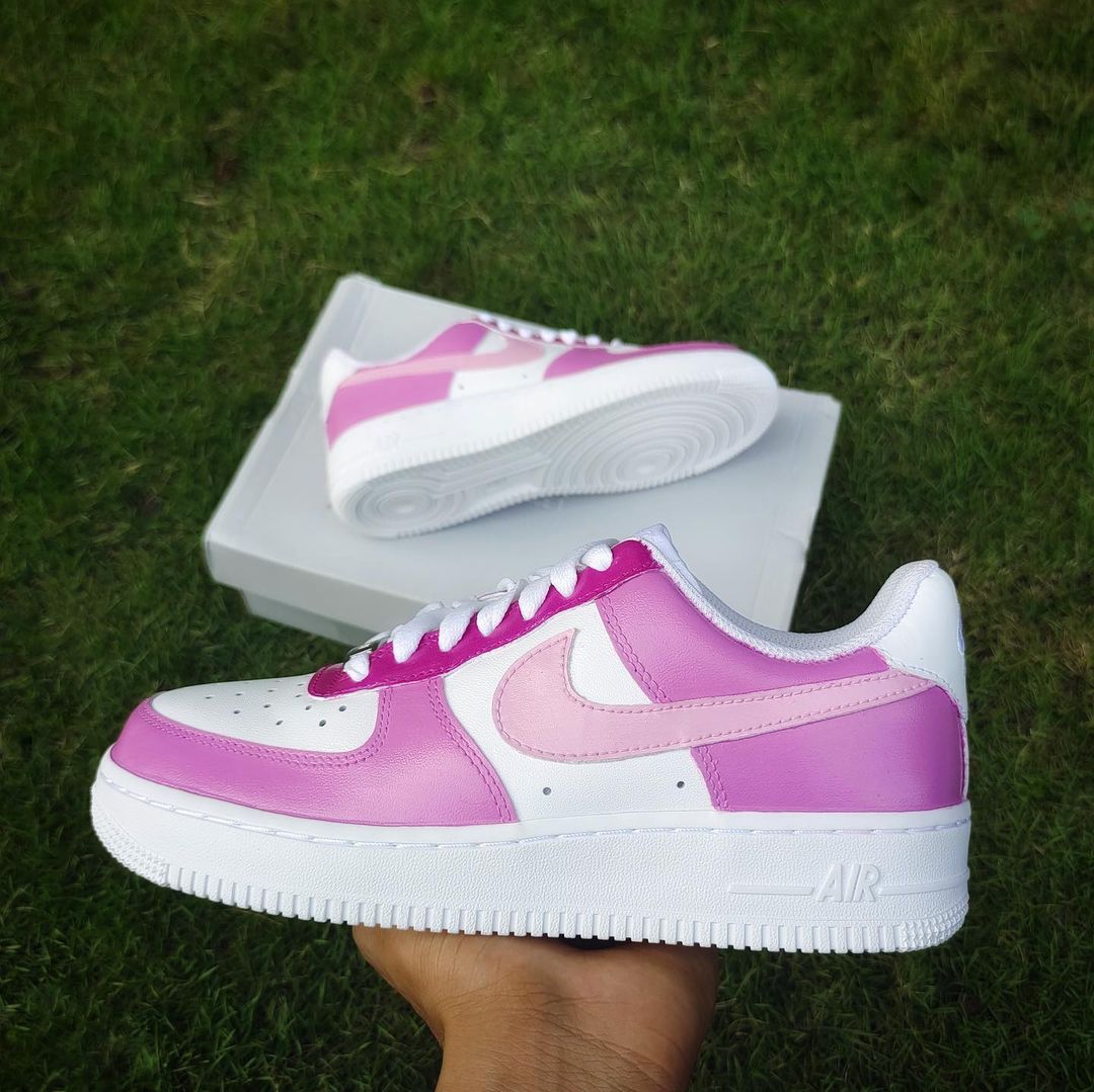 Nike Air Force 1 x Valentine’s Pink Pastels Knickgasm