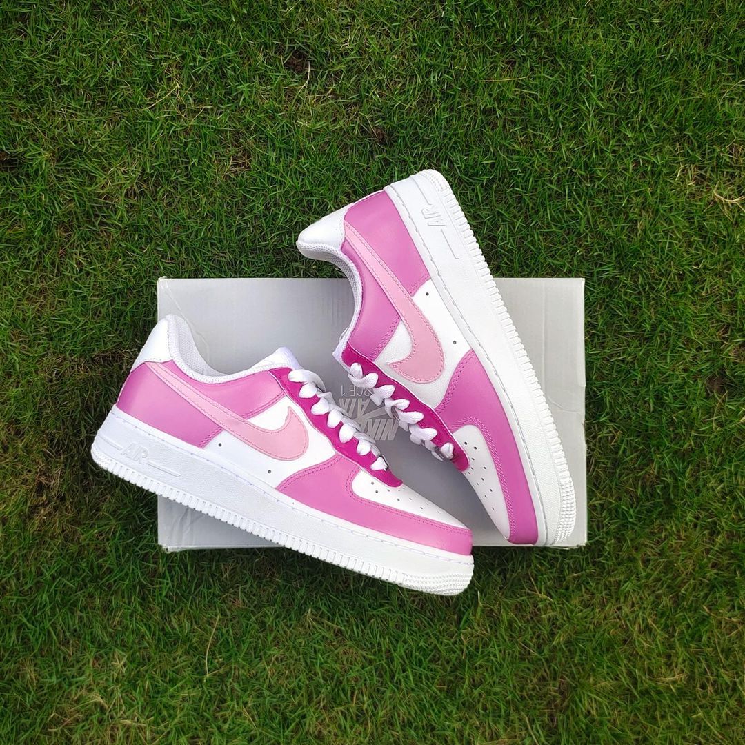 Nike Air Force 1 x Valentine’s Pink Pastels Knickgasm