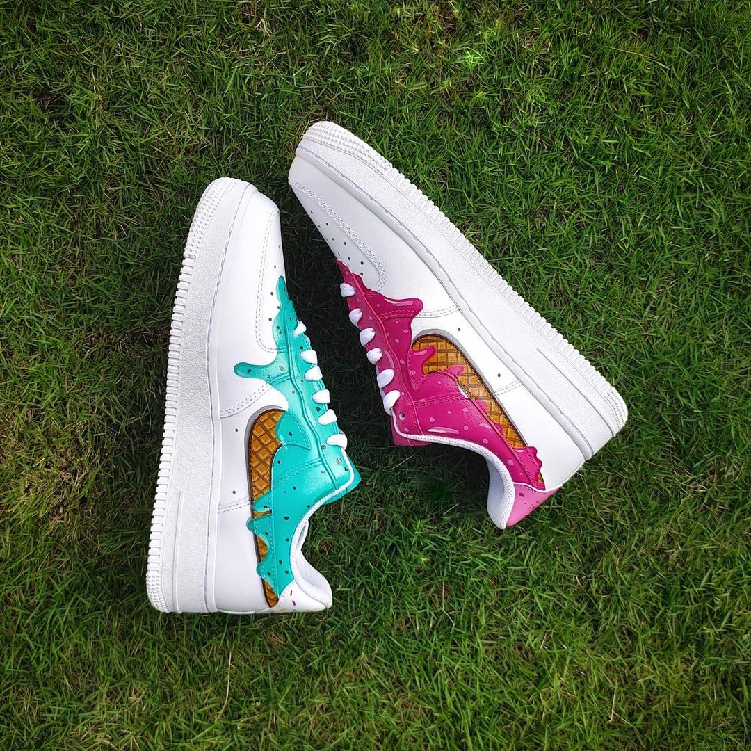 Nike Air Force 1 x Waffle Ice Cream Knickgasm