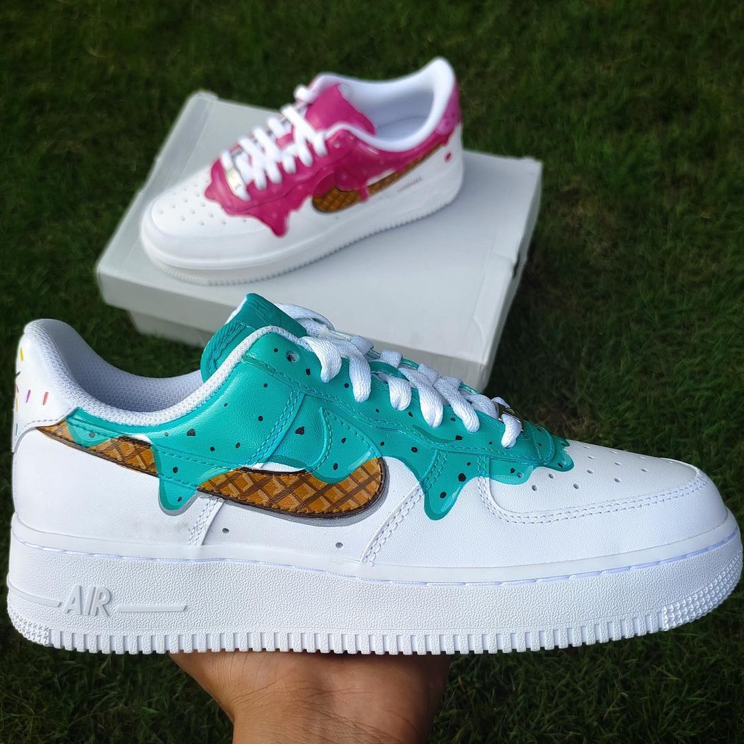 Nike Air Force 1 x Waffle Ice Cream Knickgasm