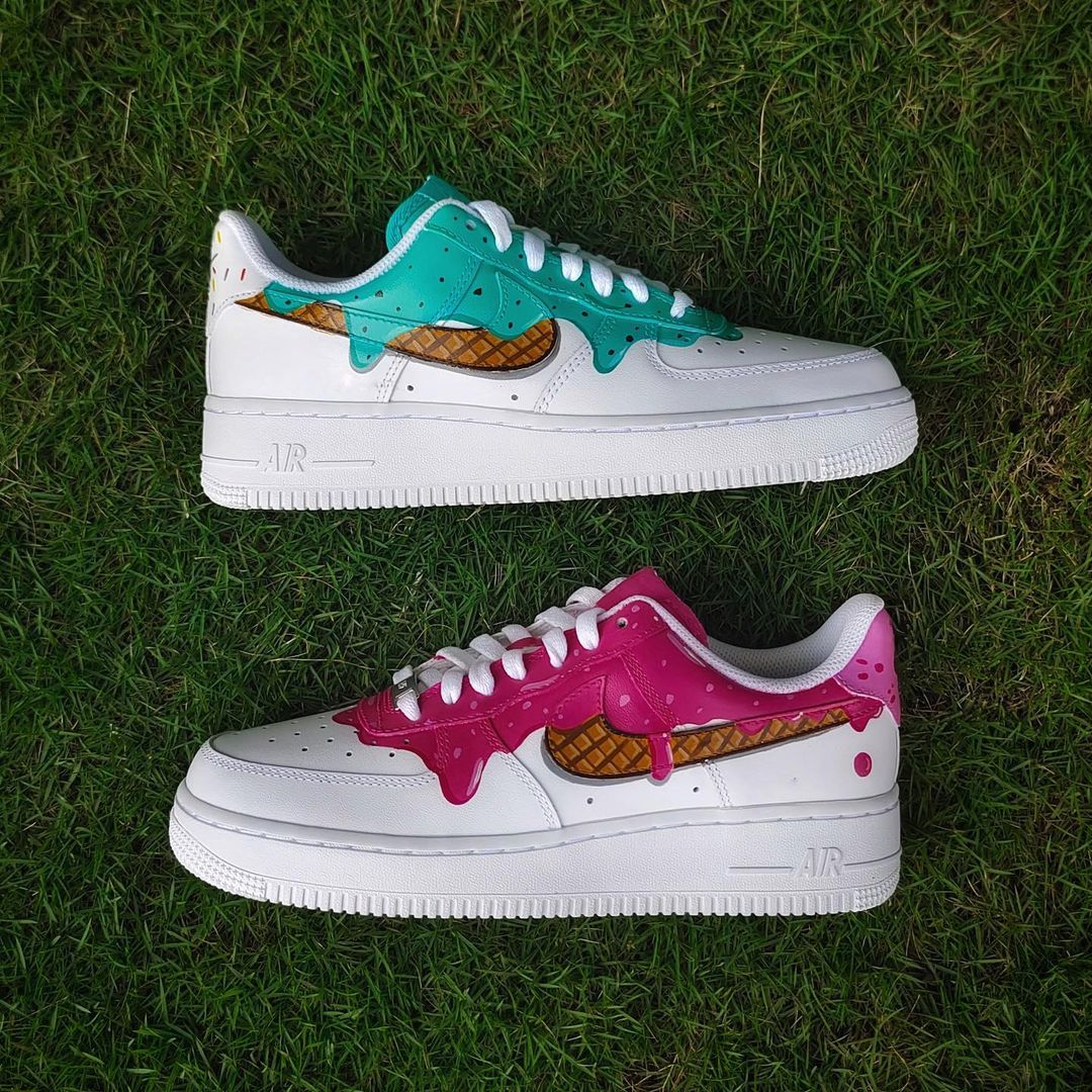 Nike Air Force 1 x Waffle Ice Cream Knickgasm